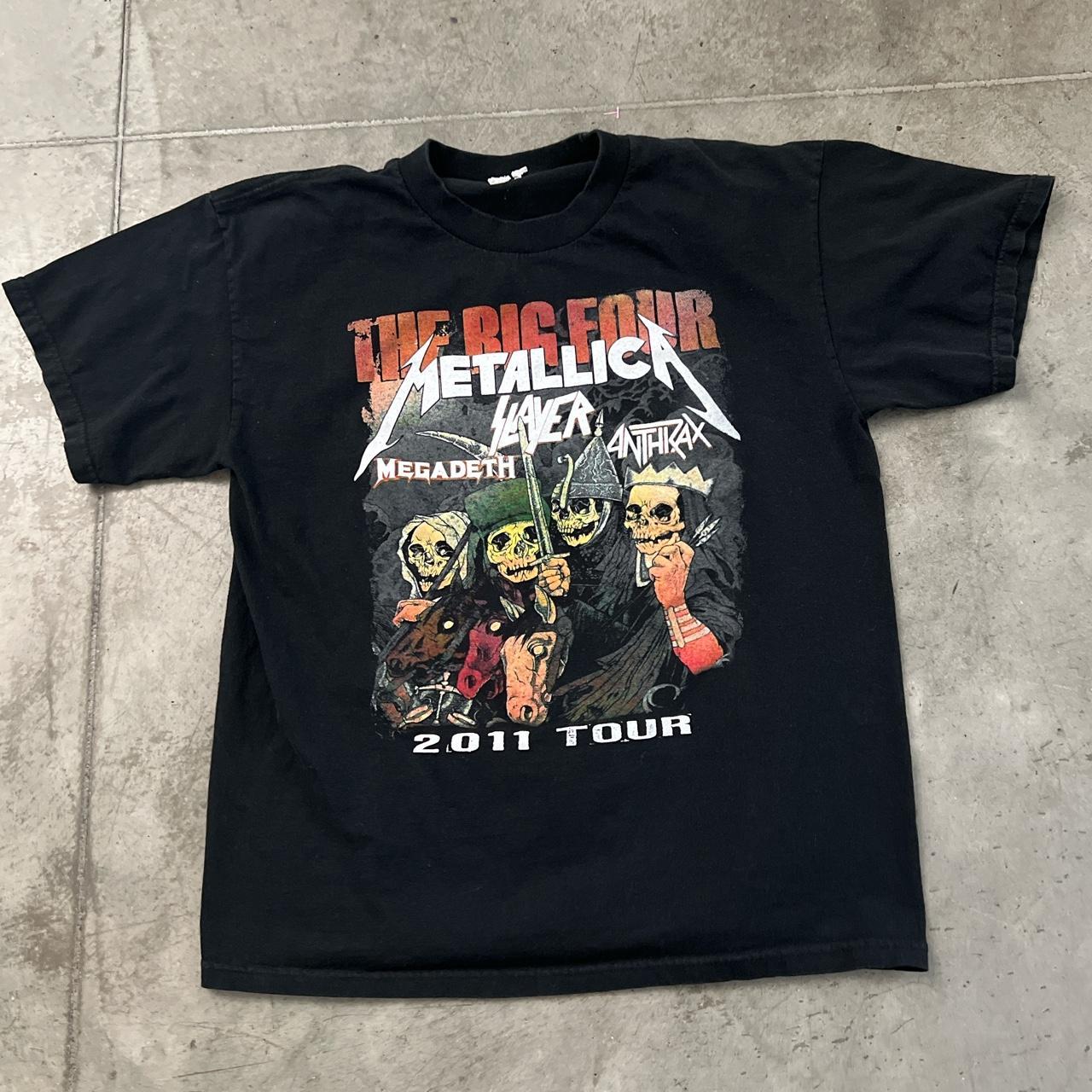 Rare Vintage 20011 The Big Four Tour with Metallica,... - Depop