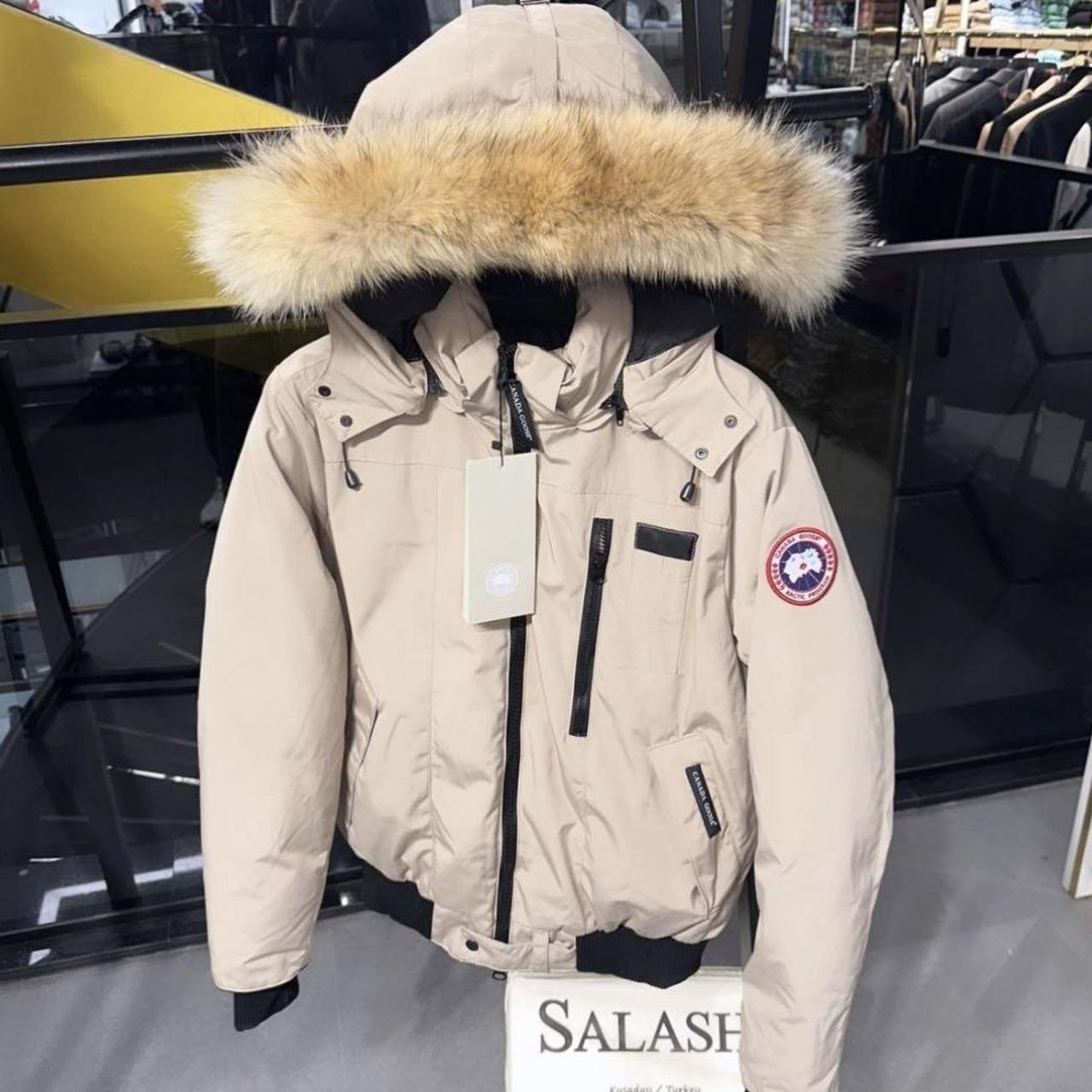 Tan canada store goose jacket