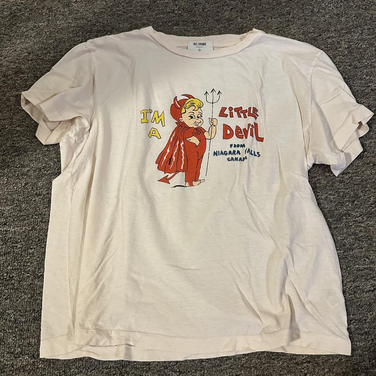 RE/DONE Women's Pink T-shirt