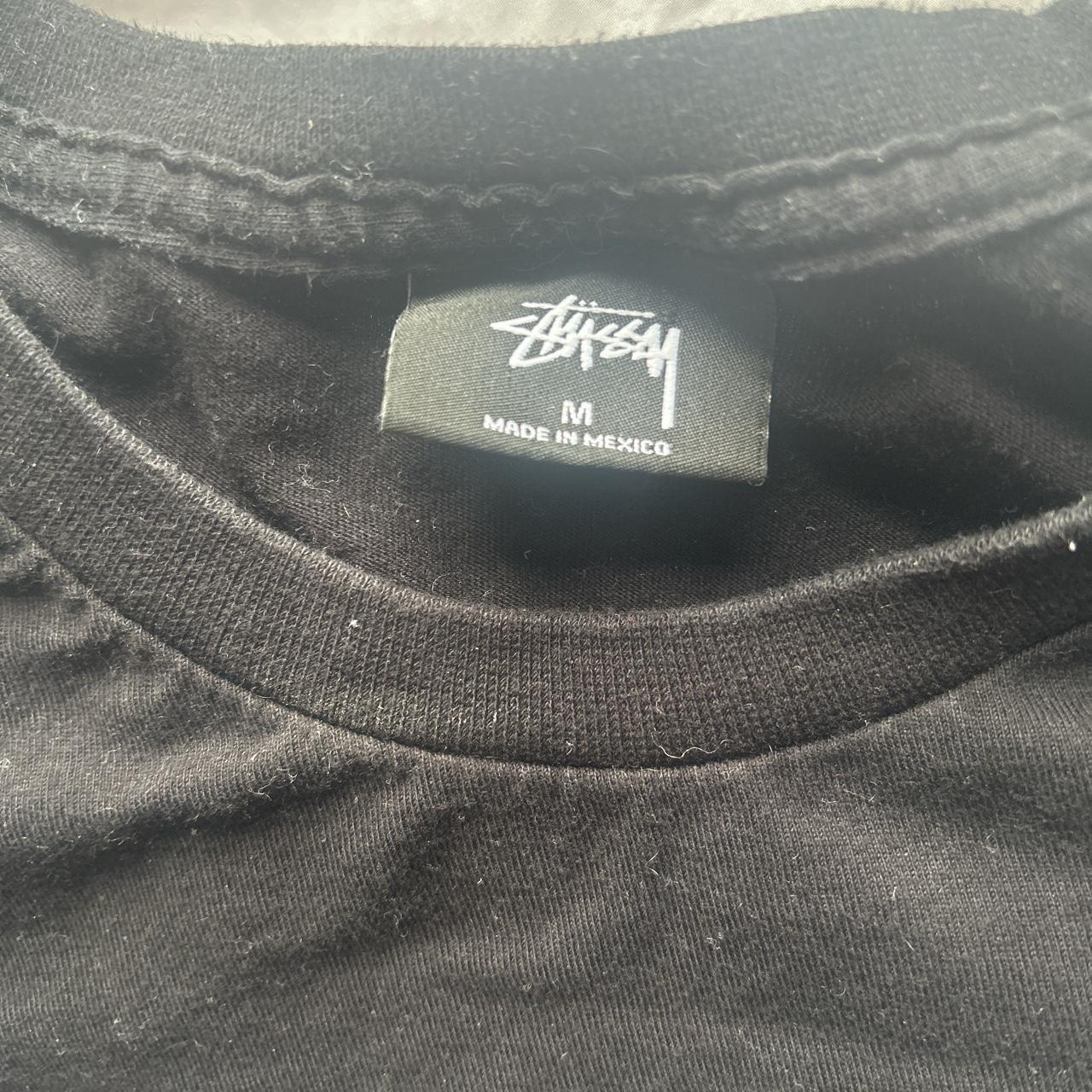 Black OG stussy tee - Depop