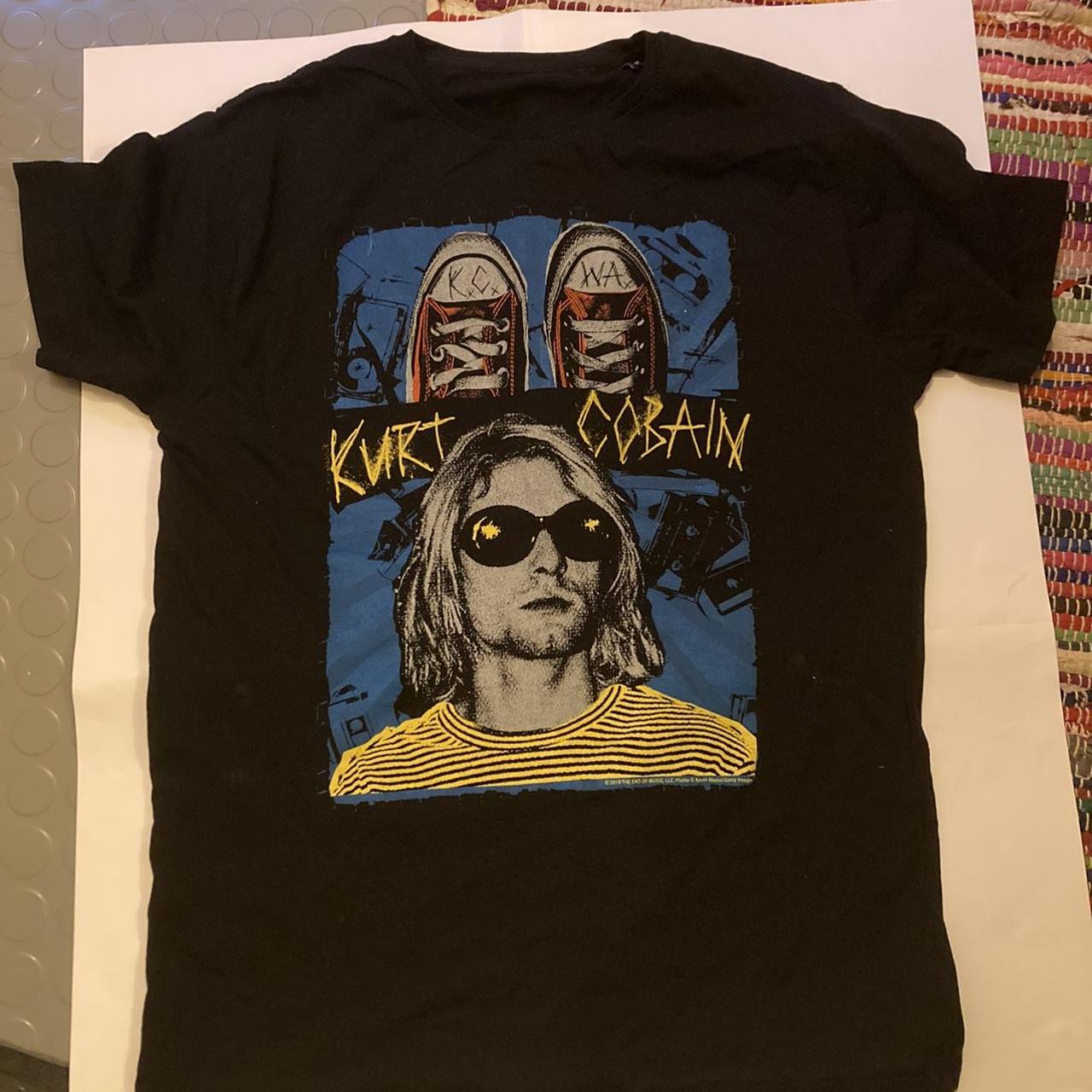 Kurt Cobain T shirt) Depop