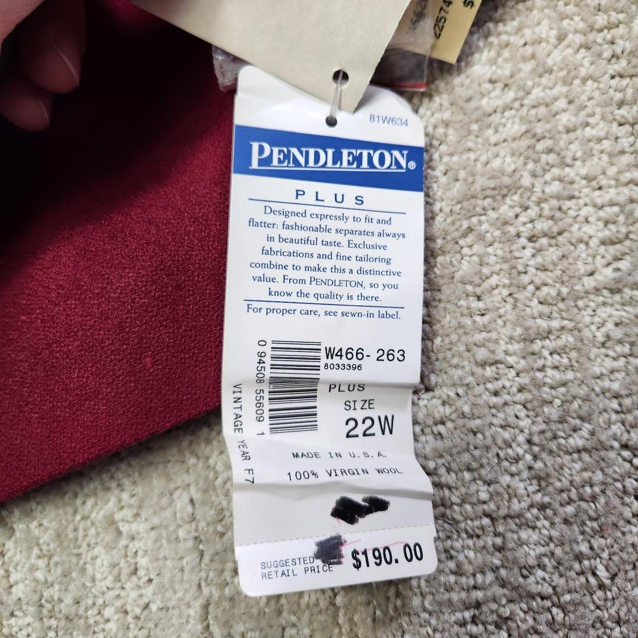 Pendleton Women's Plus size Jacket - Red - 22 – V… - image 6