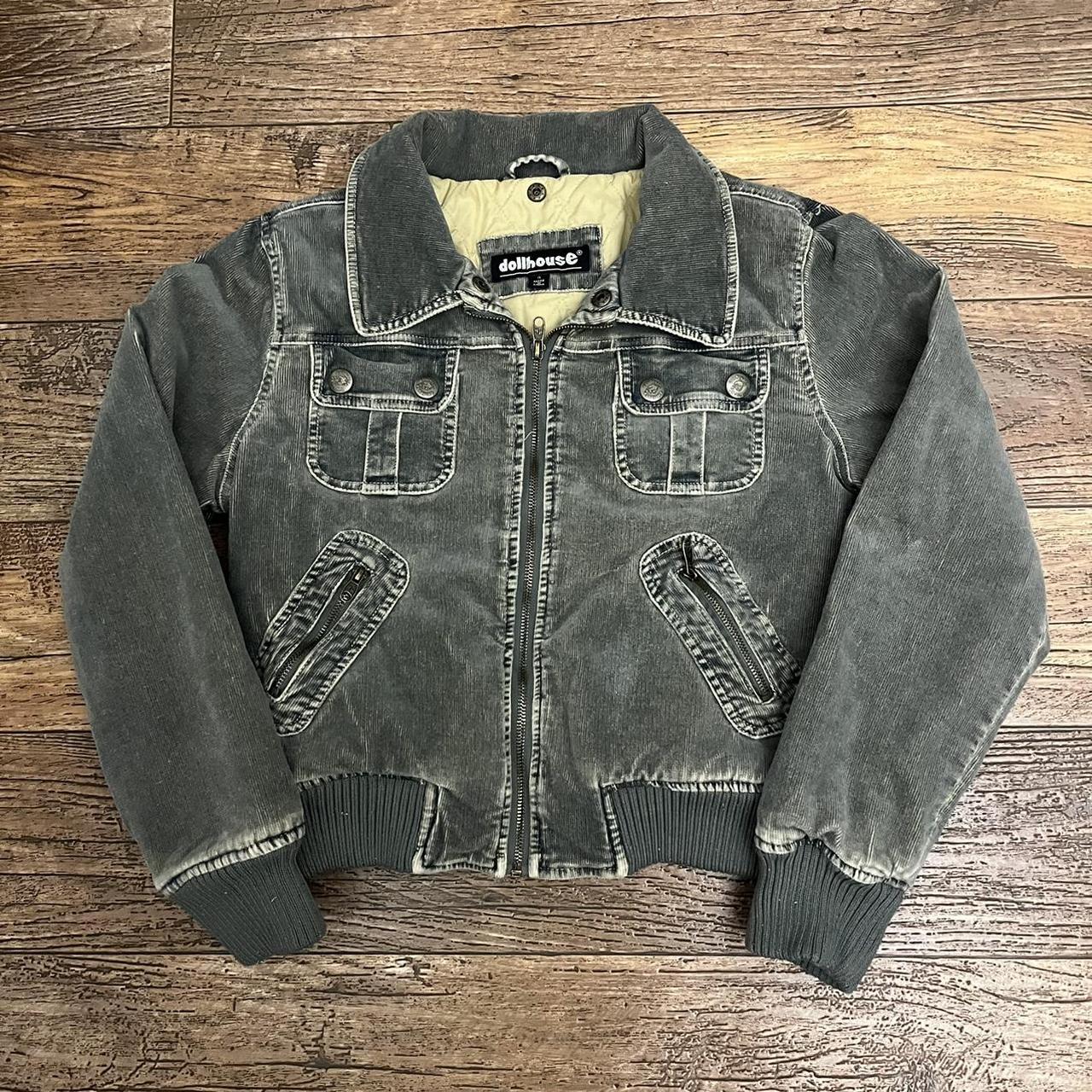 💎 Y2K Dollhouse Bomber Jacket. 📏 Measurements Chest... Depop