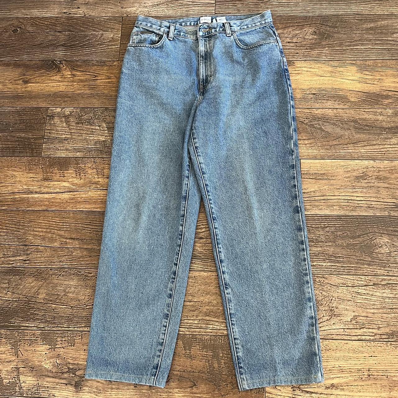 💎 Y2K Calvin Klein Baggy Jean. 📏 Measurements: Waist... - Depop