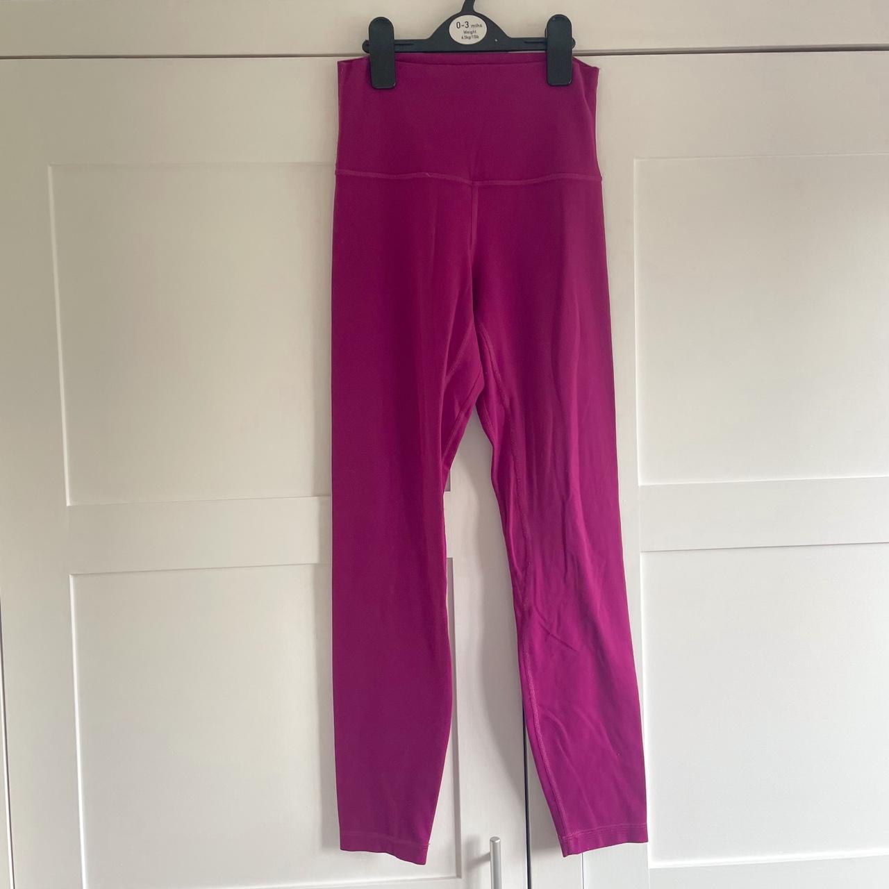 Lululemon 25” align leggings in deep fuchsia... - Depop