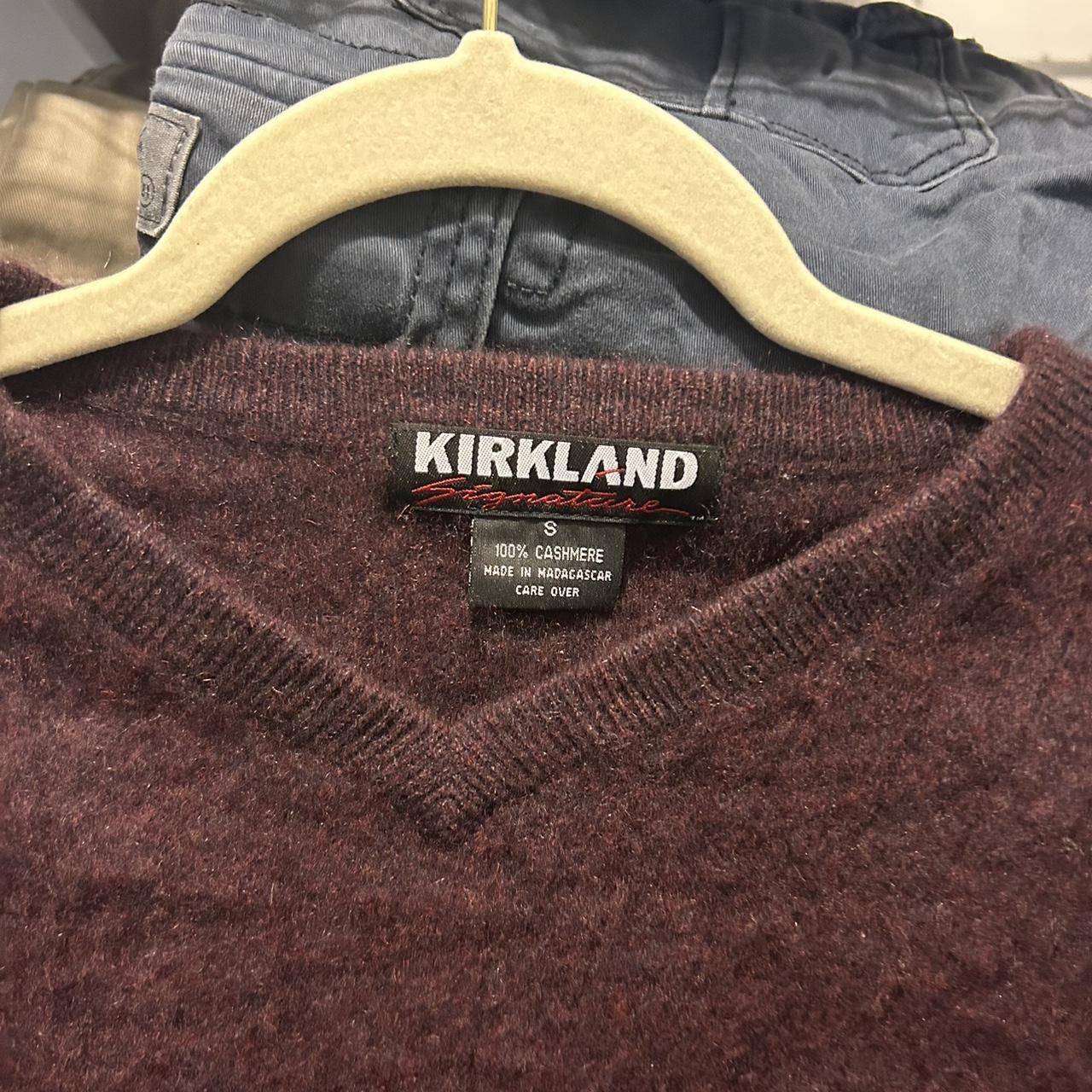 Maroon cashmere Kirkland sweater🤎 ️ - Depop