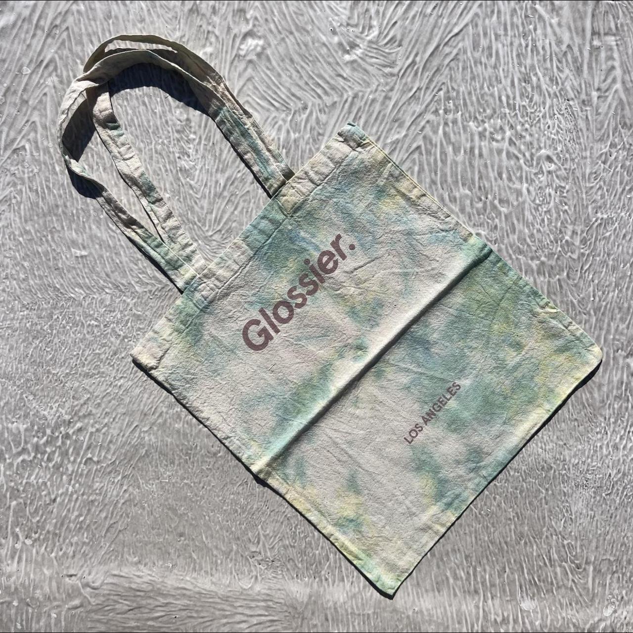 Glossier LA Melrose tote bag. Tie dyed DEPOP... Depop