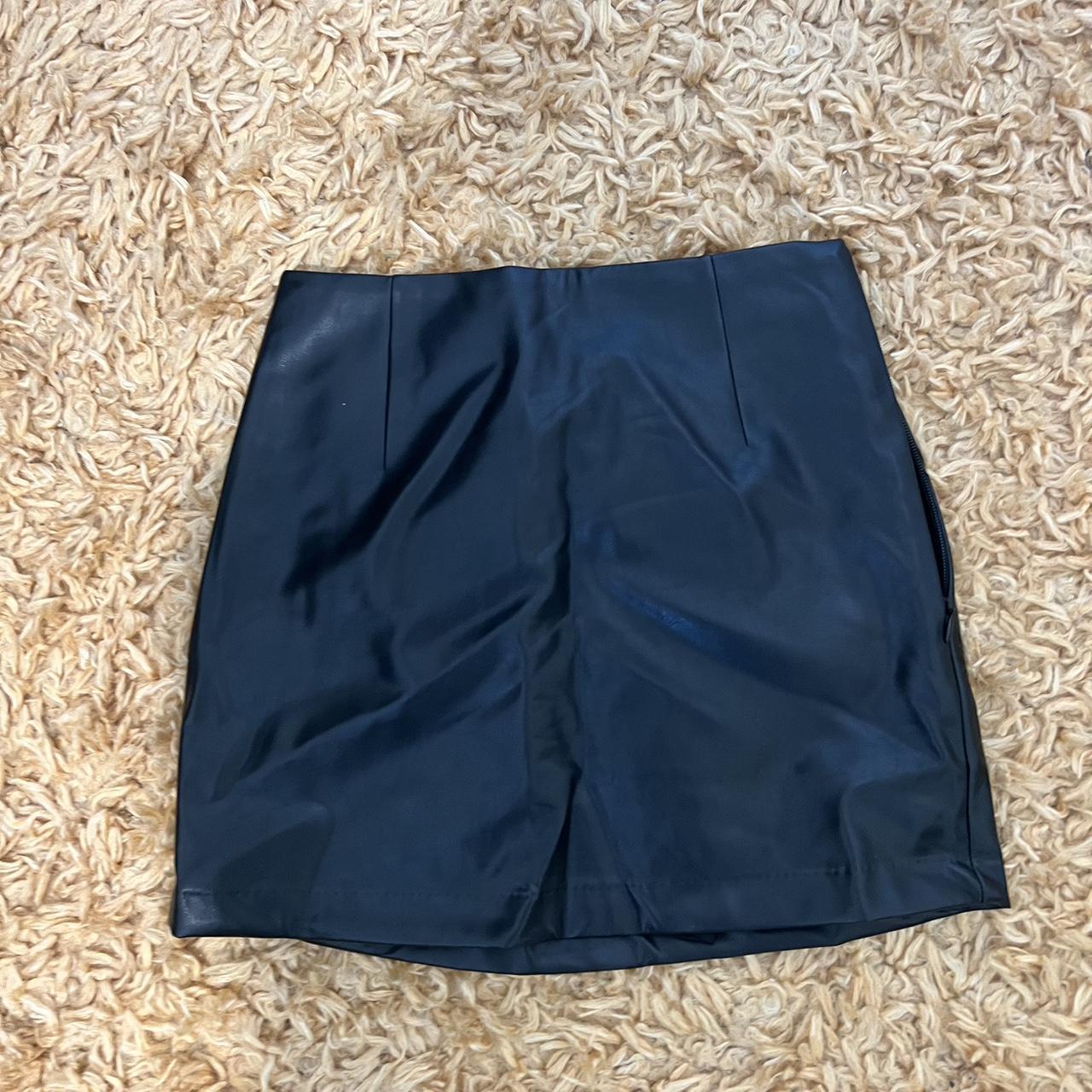 Abercrombie leather skirt * I am also selling the... - Depop