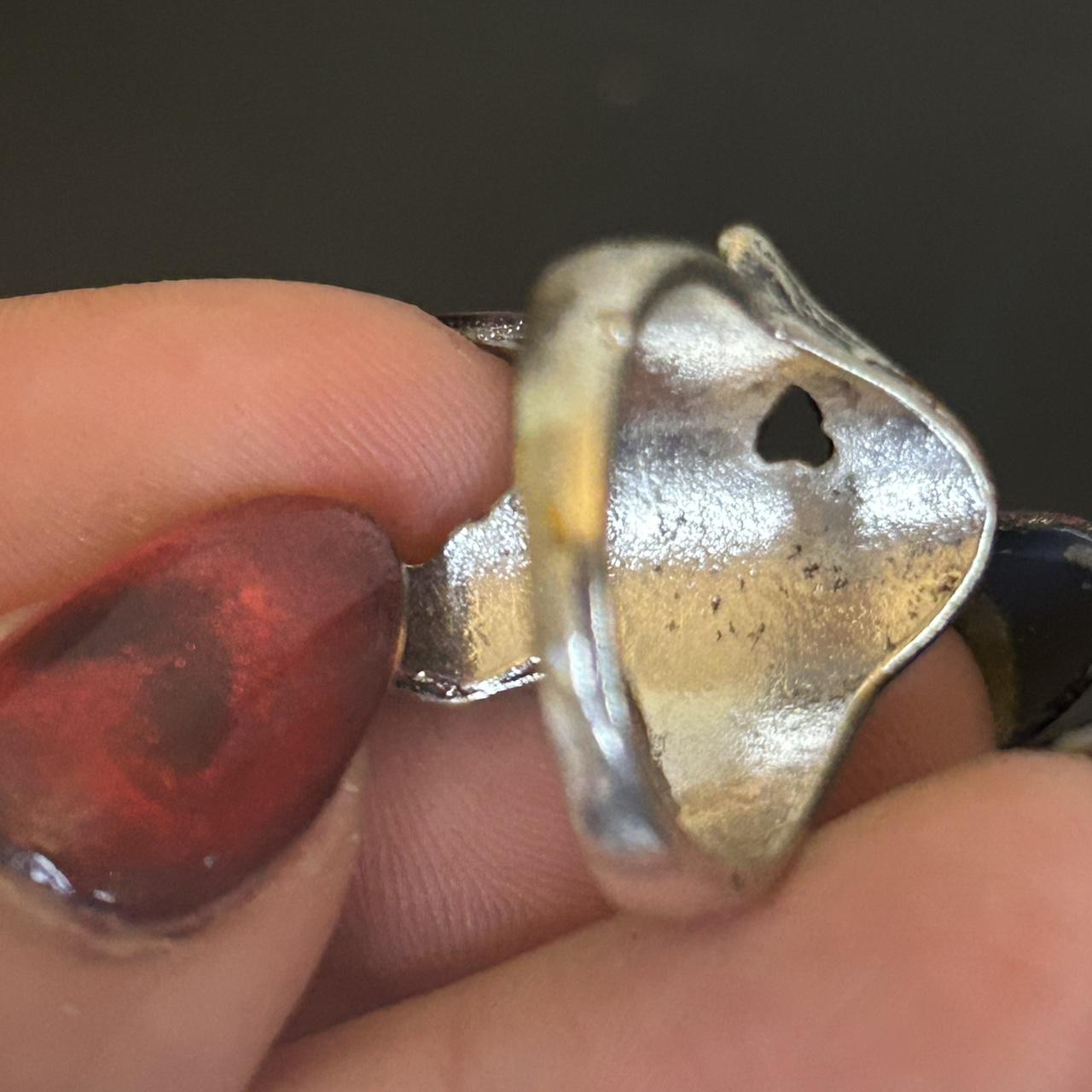 Women's Ring - Silver – Wolf Statement Ring – Siz… - image 3