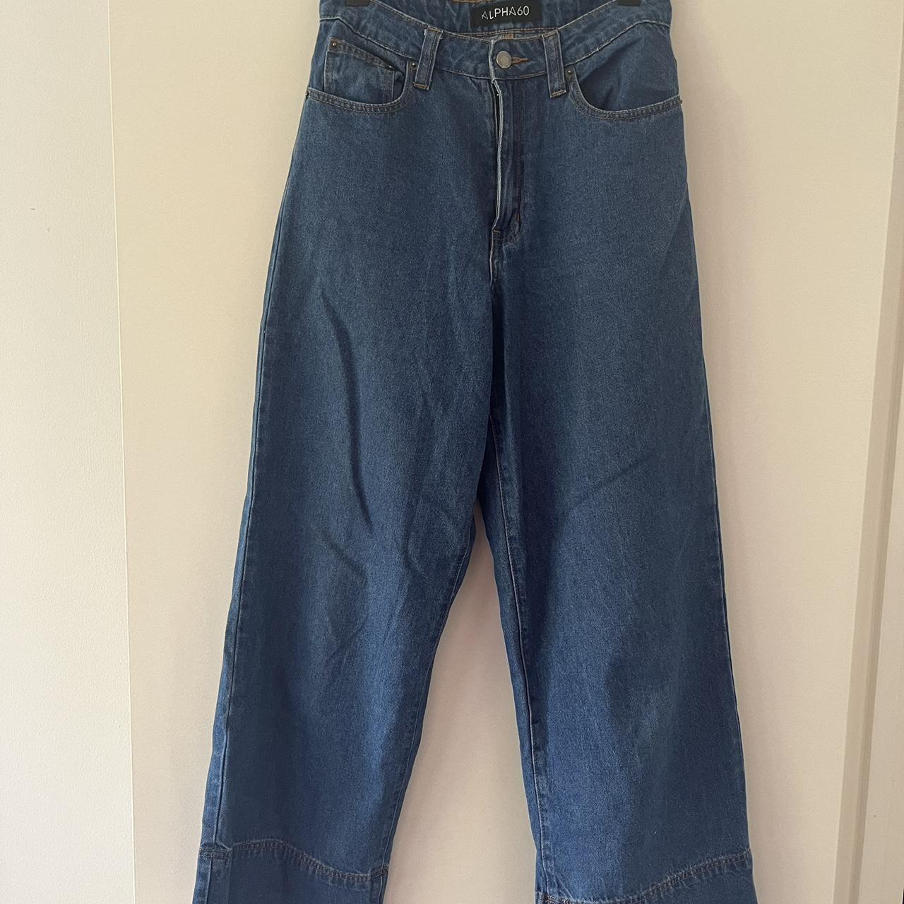 Alpha 60 XS wide leg jeans. - Depop