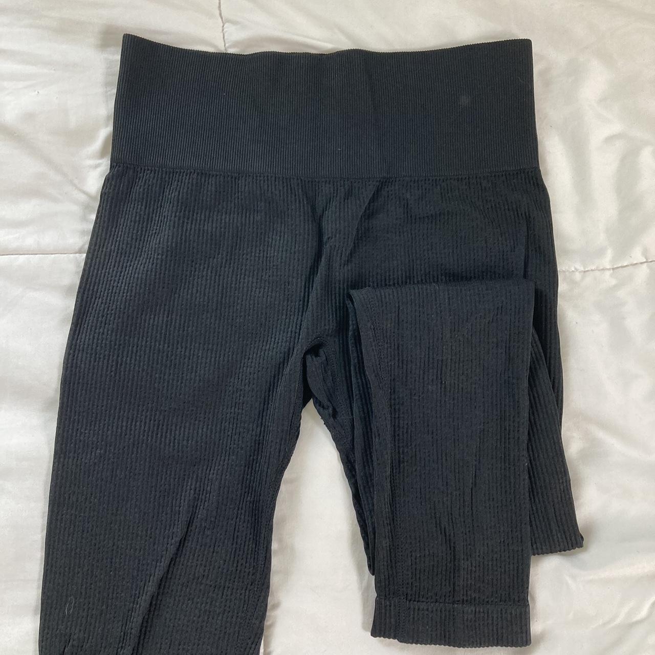 Black colsie leggings. Thick waistband but... - Depop