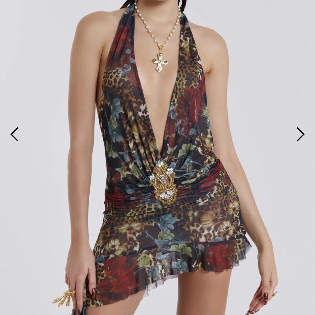 jaded london green dress