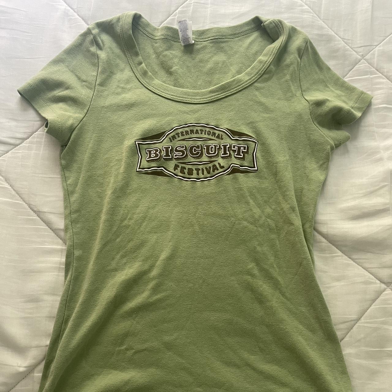 Women's Green and Brown T-shirt | Depop