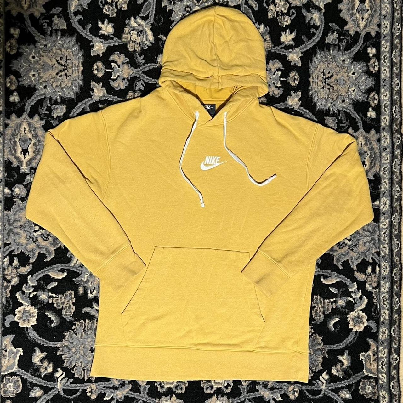 mens nike hoodie yellow