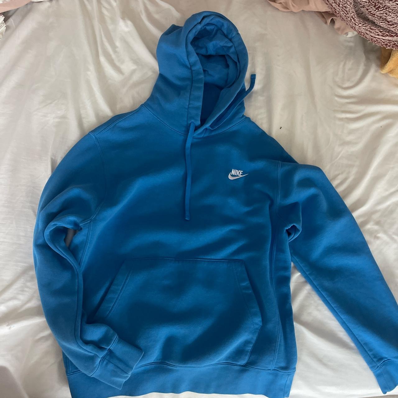 Nike Women's Blue Hoodie | Depop