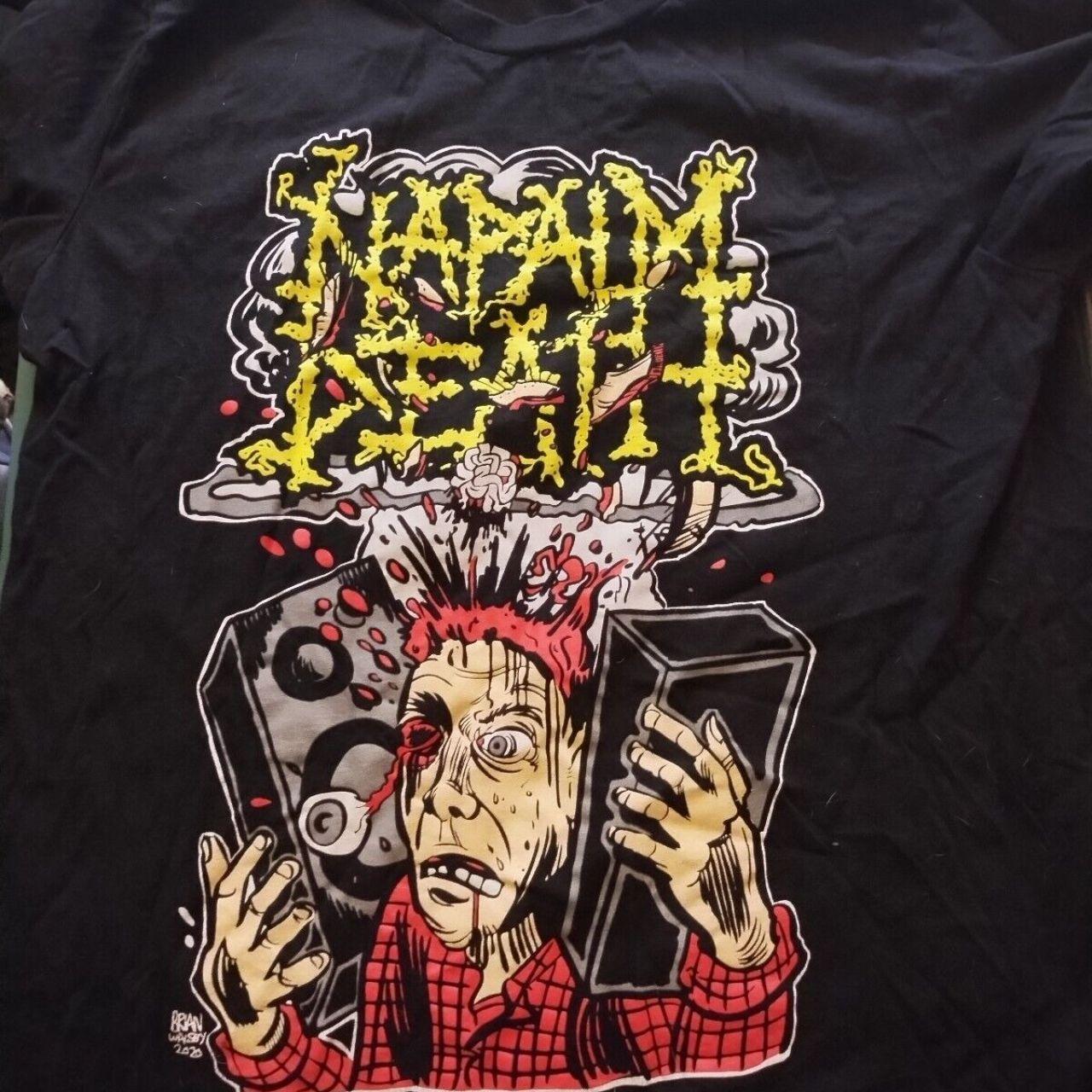 Drop dead bask in blood tank top. Size mens M. | Depop