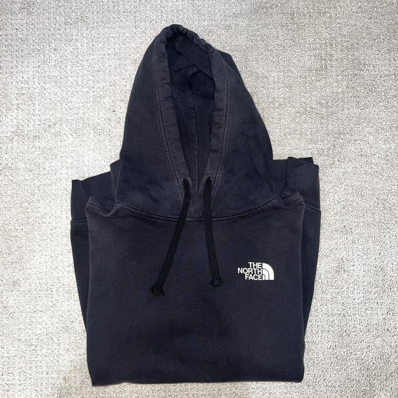 the north face black hoodie sweatshirt mens... - Depop