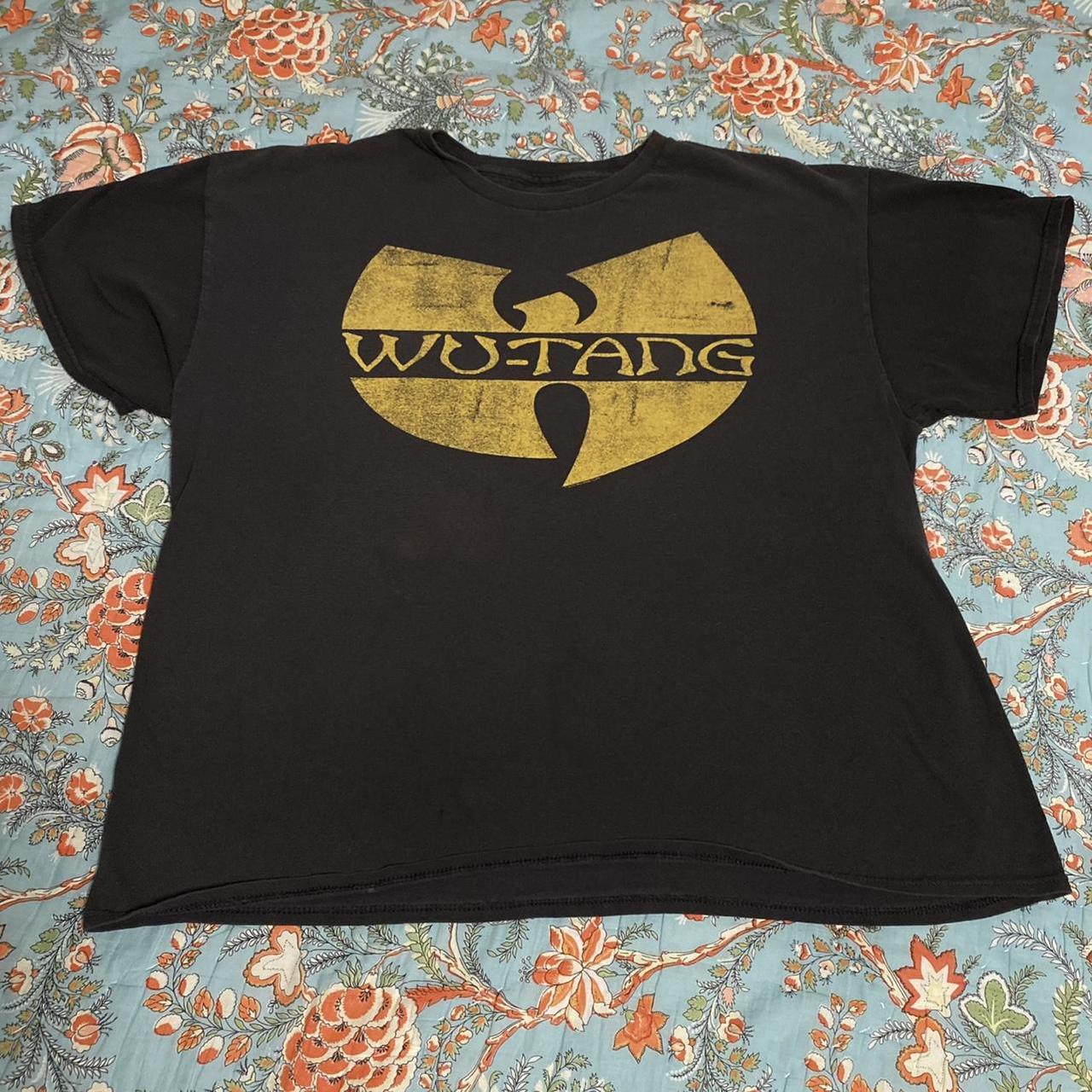 Wu Wear Men's Black and Yellow T-shirt