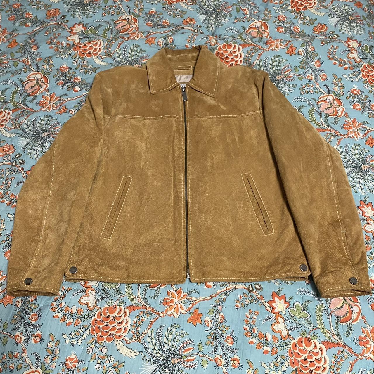 Wilson’s Leather Men's Tan and Cream Jacket