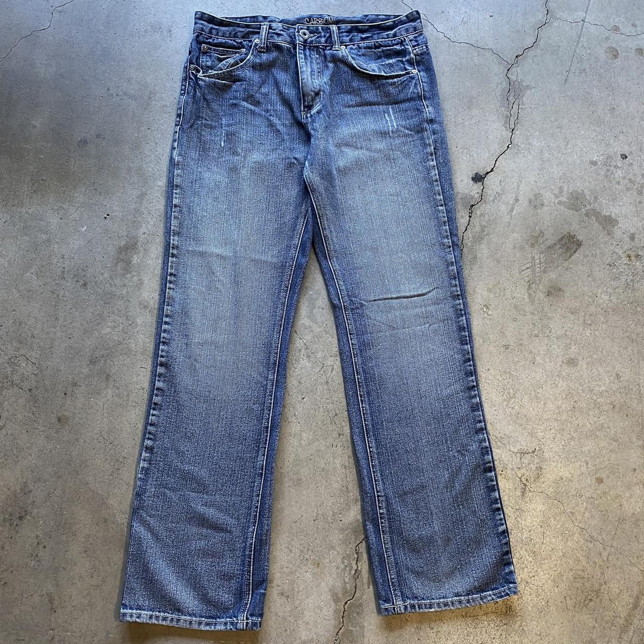 Carbon Men's Blue Jeans | Depop