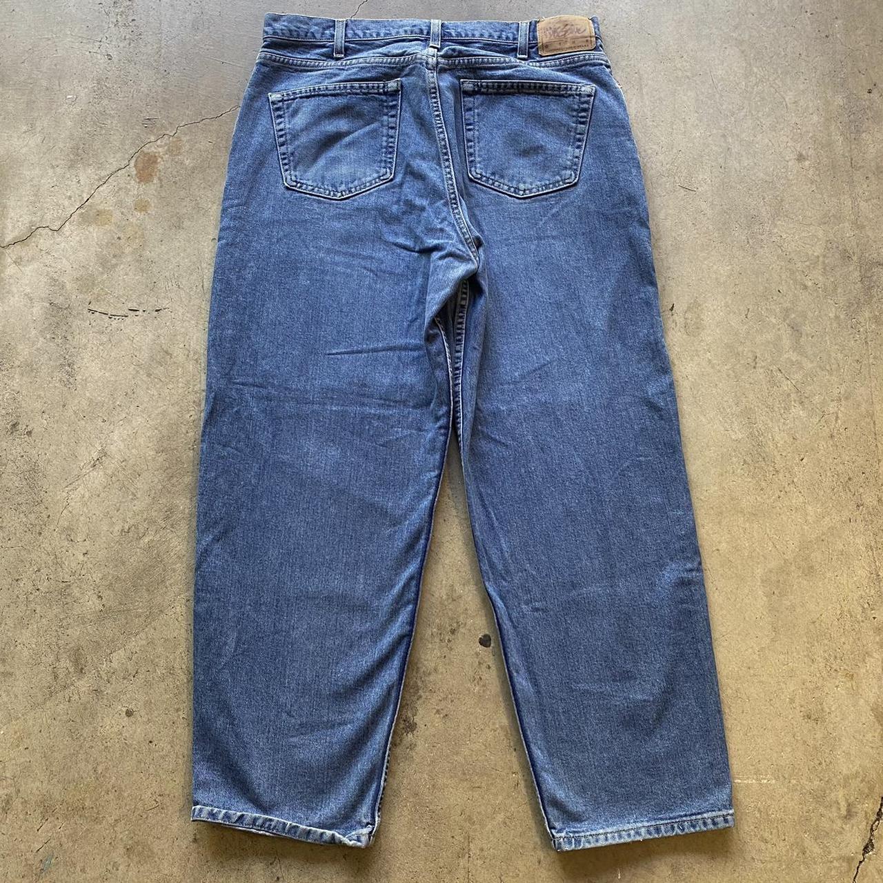 Vintage 90s Mossimo baggy jeans made in USA button... - Depop