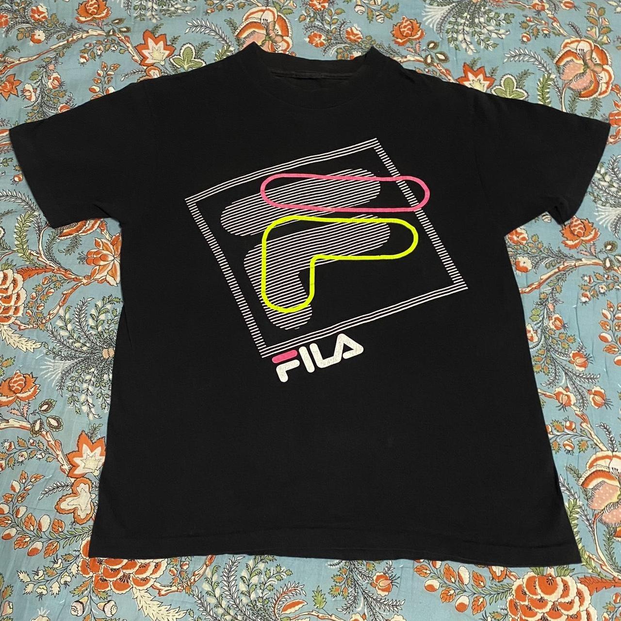 Neon shop fila shirt