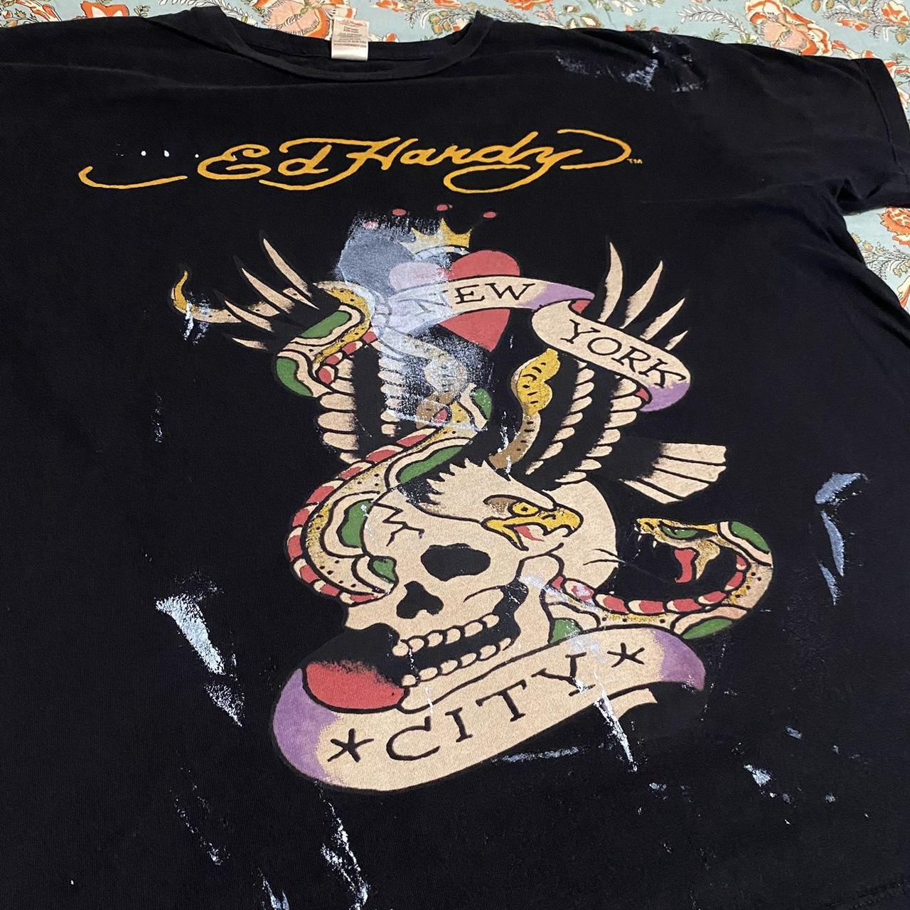 New with tags. Ed Hardy Vintage Skull & Cheery - Depop