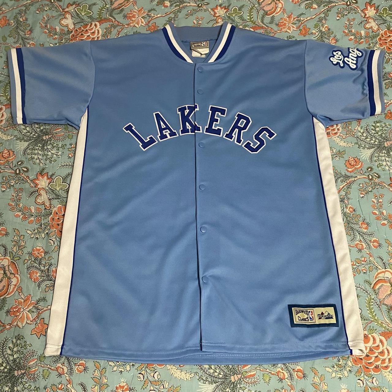 LA Lakers Blue Striped Jersey 