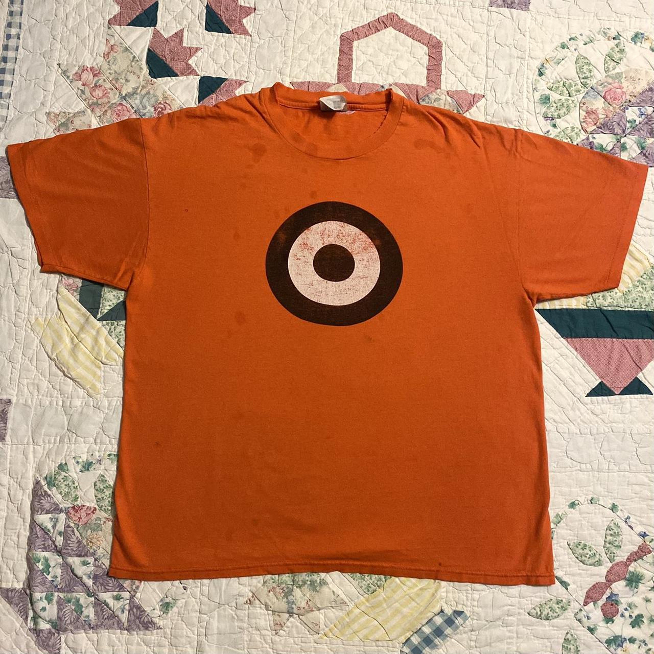 Vintage 90s Pearl Jam Bullseye Shirt size Extra... - Depop