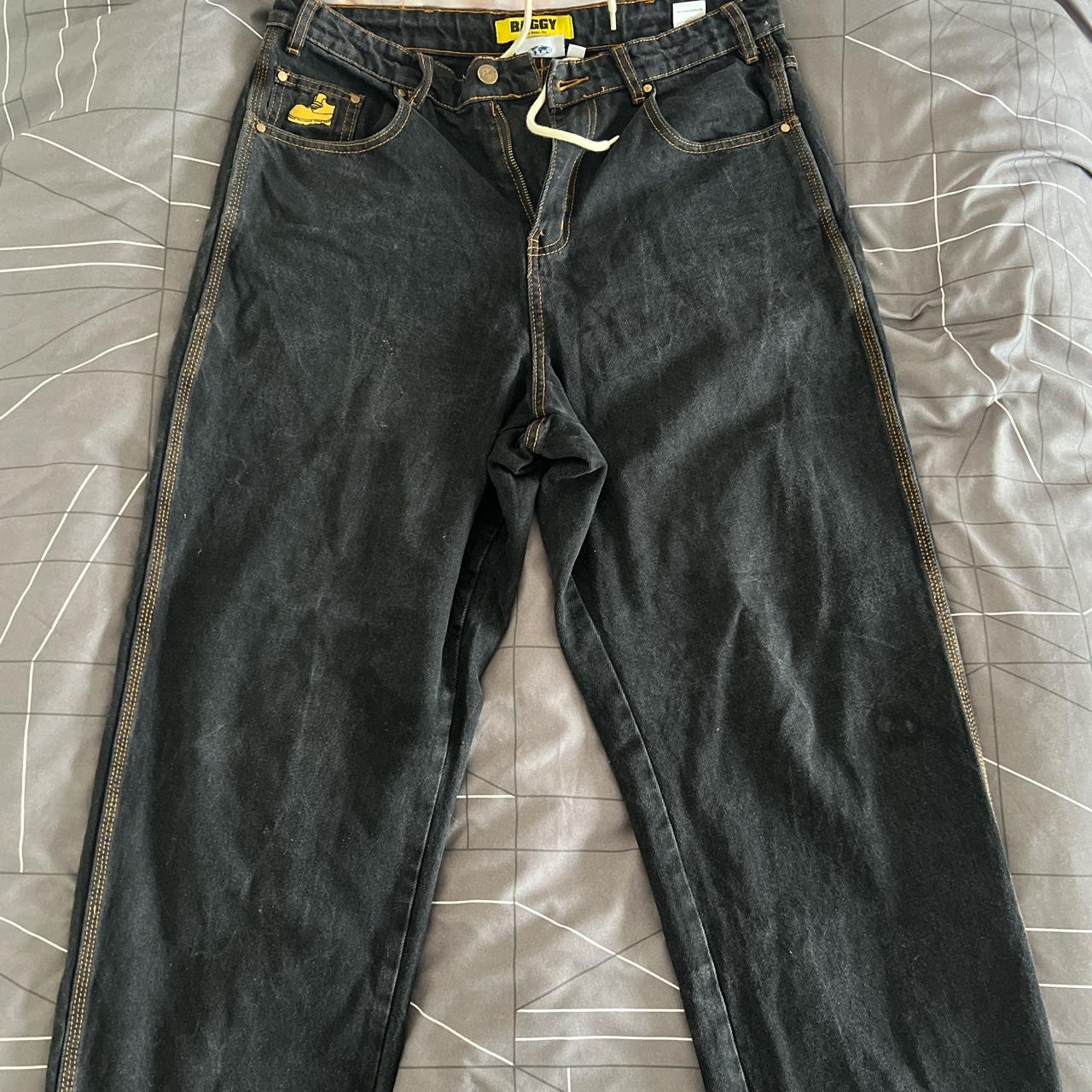 BLACK SIZE 32 BUTTER JEANS, some signs of wear. Depop