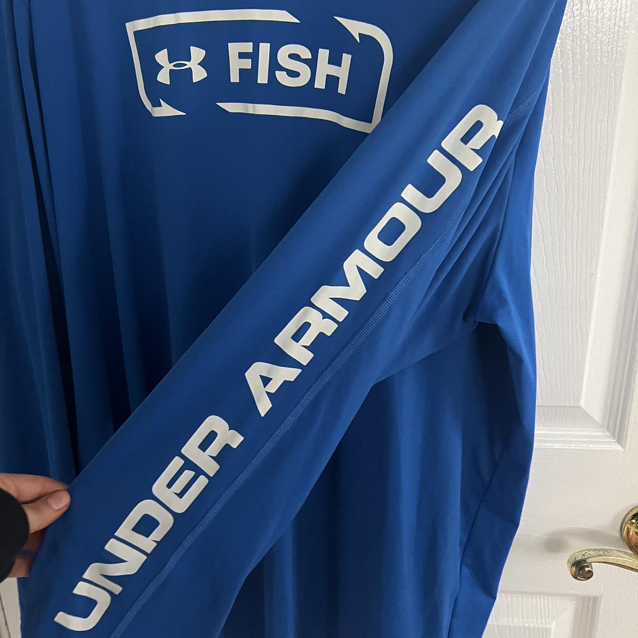 Blue under armor 3XL fishing/workout shirt , Non
