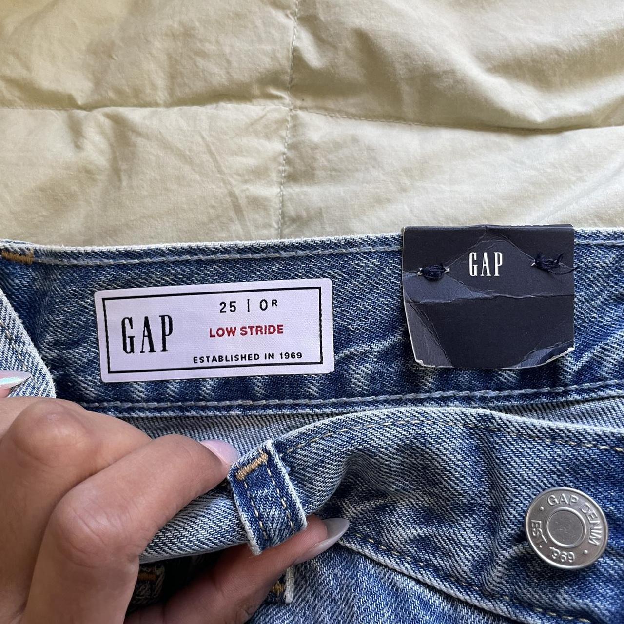 Brand new GAP low rise wide leg jeans. size 25 and... - Depop