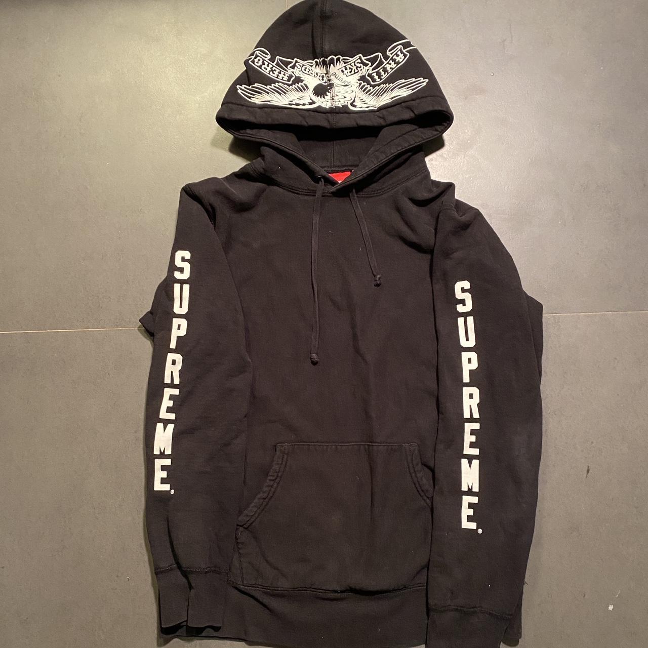 Supreme discount ribbed hoodie