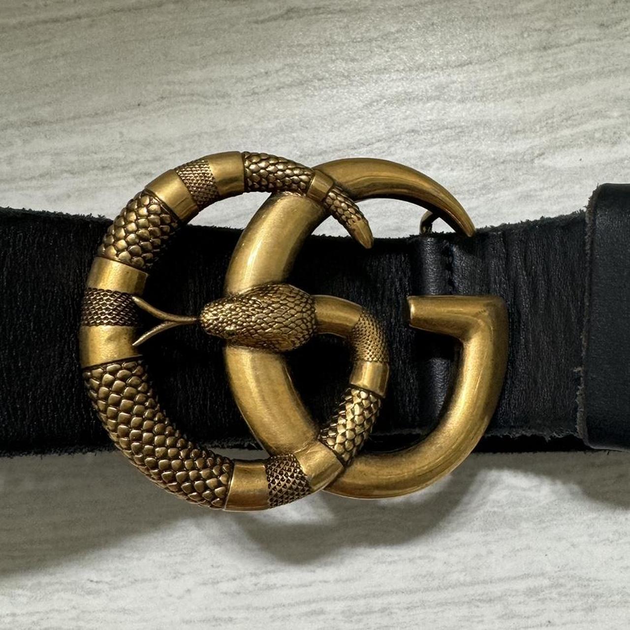 Gucci belt double 2025 g with snake