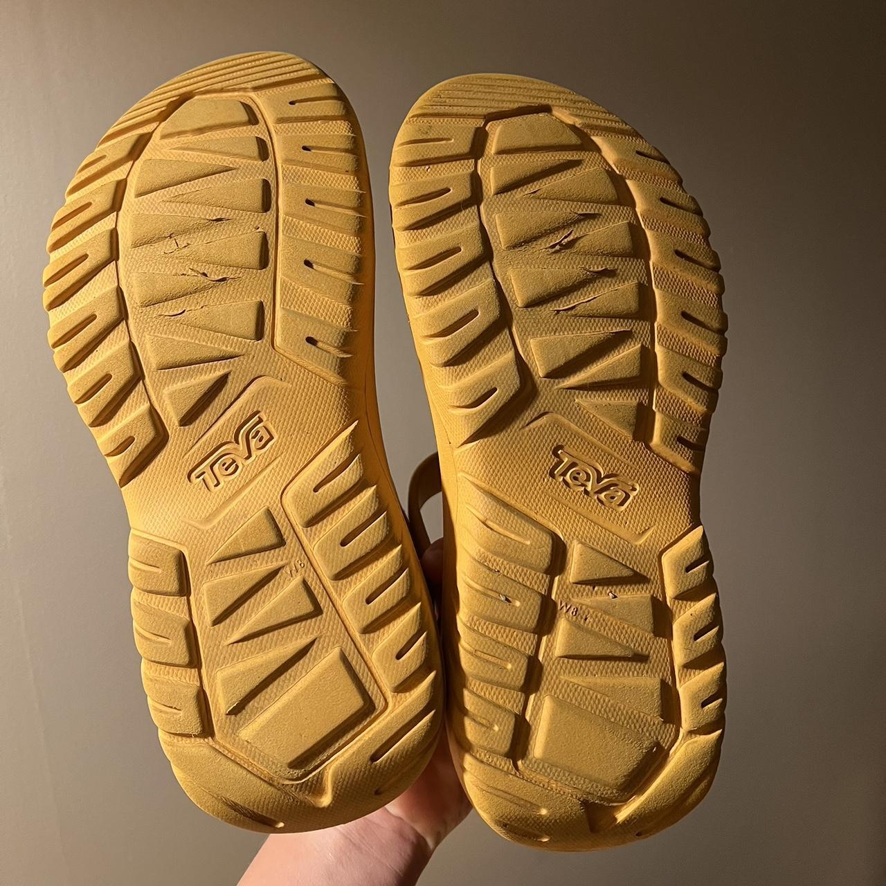 teva sandals yellow