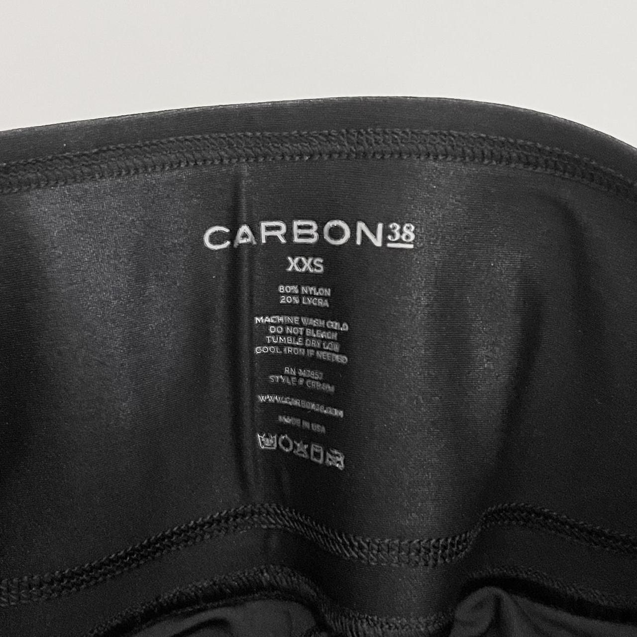 Carbon38 Takara shine high waisted black leggings. - Depop