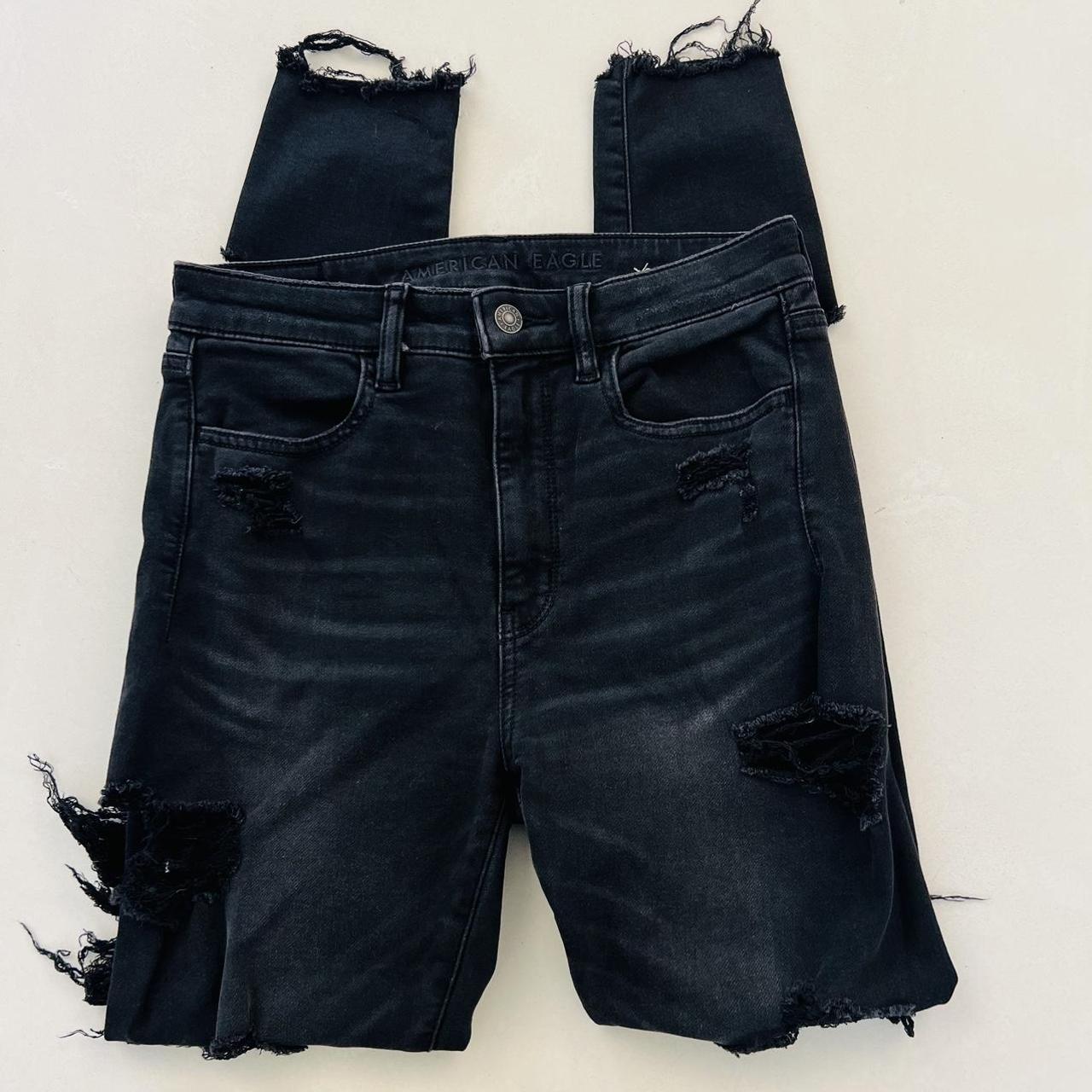 American Eagle Jeggings High waisted, distressed - Depop