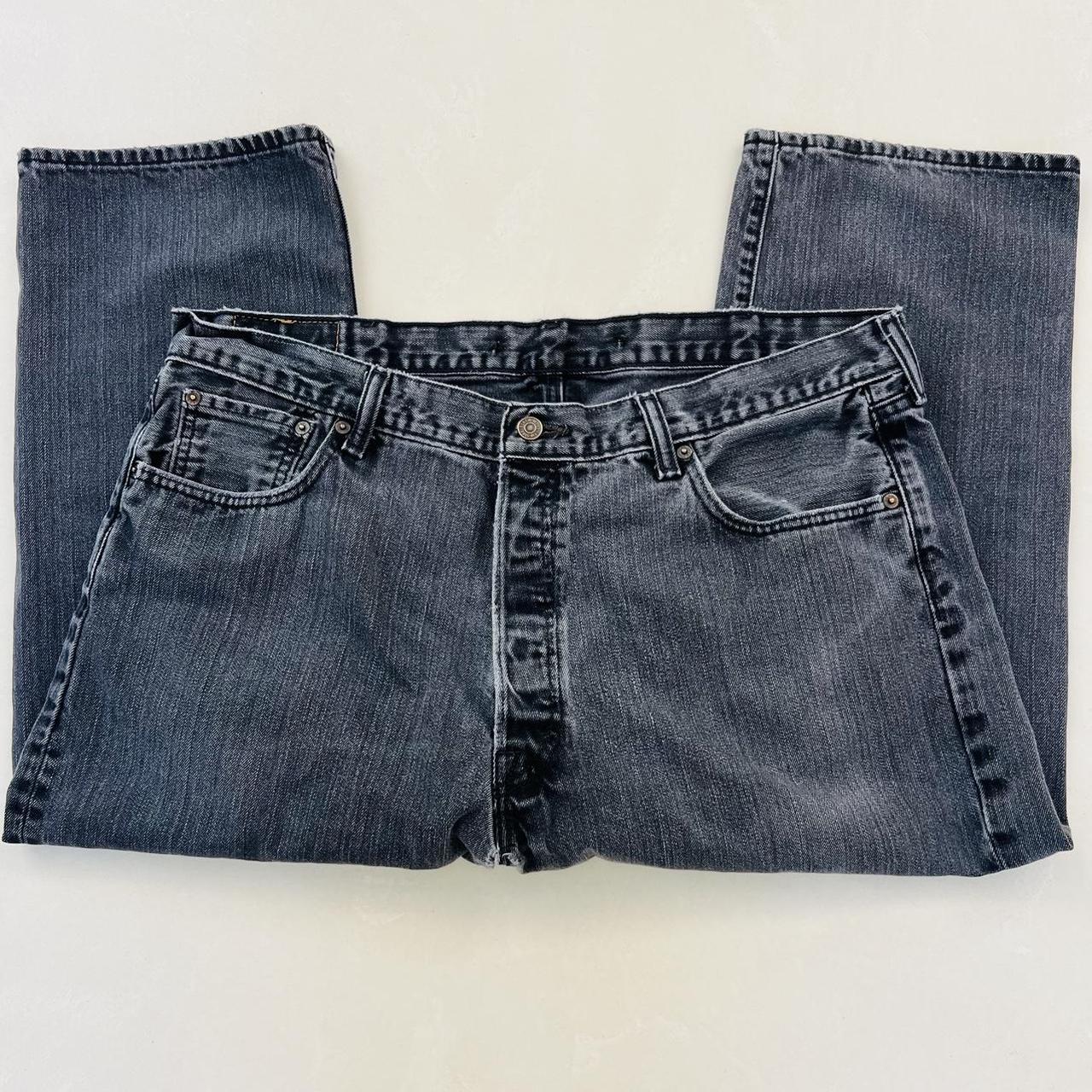 Levi's 501 Original Fit Charcoal Button Fly Depop