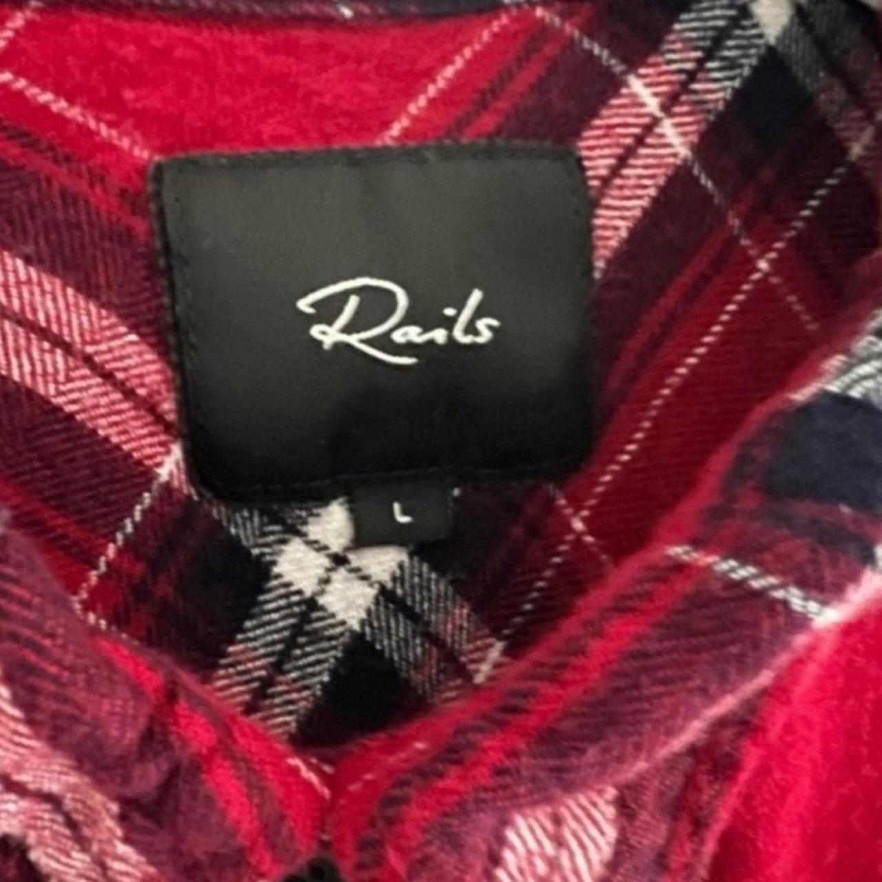 Rails Women's Blouse - Red/Multi - L – Rails Kend… - image 3