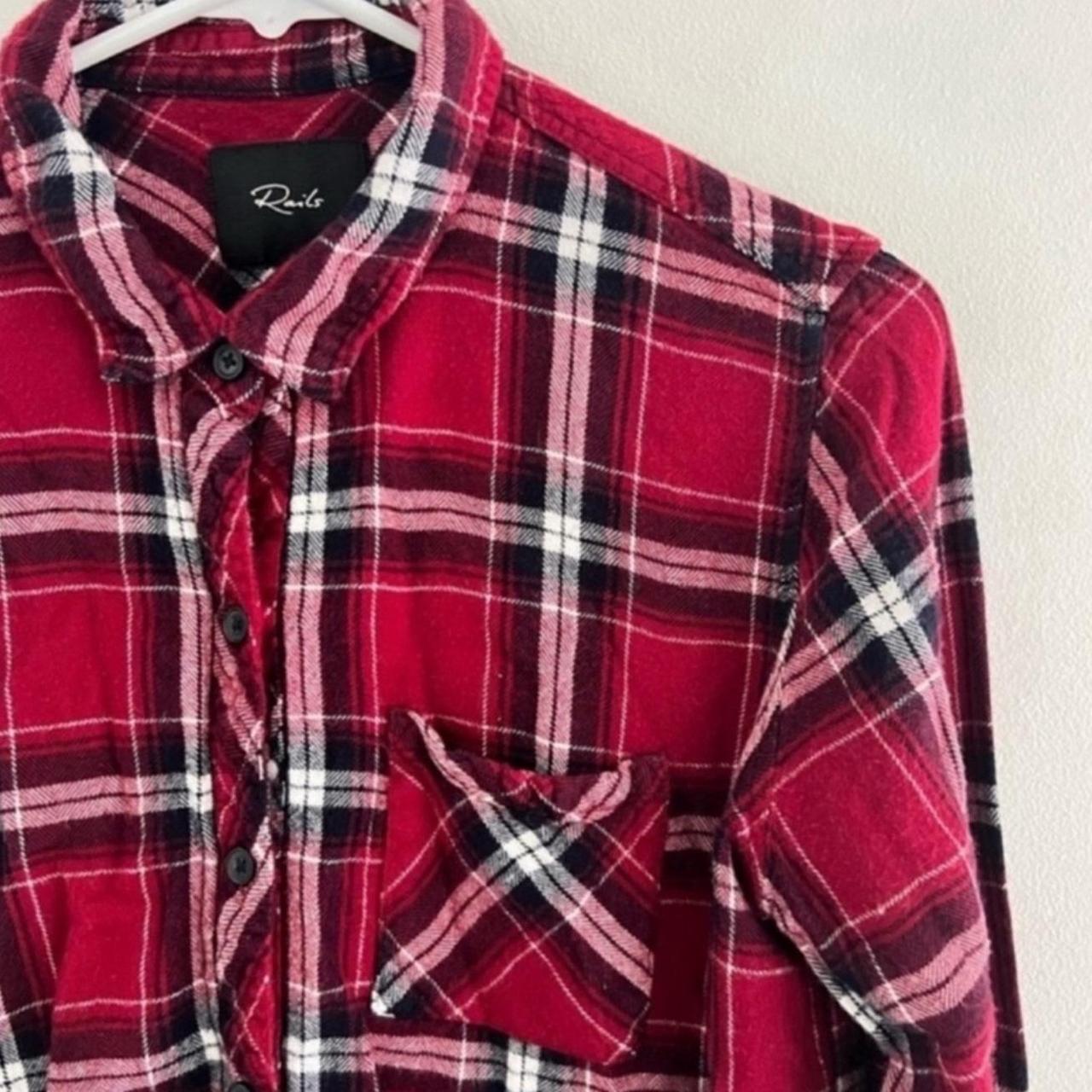 Rails Women's Blouse - Red/Multi - L – Rails Kend… - image 2