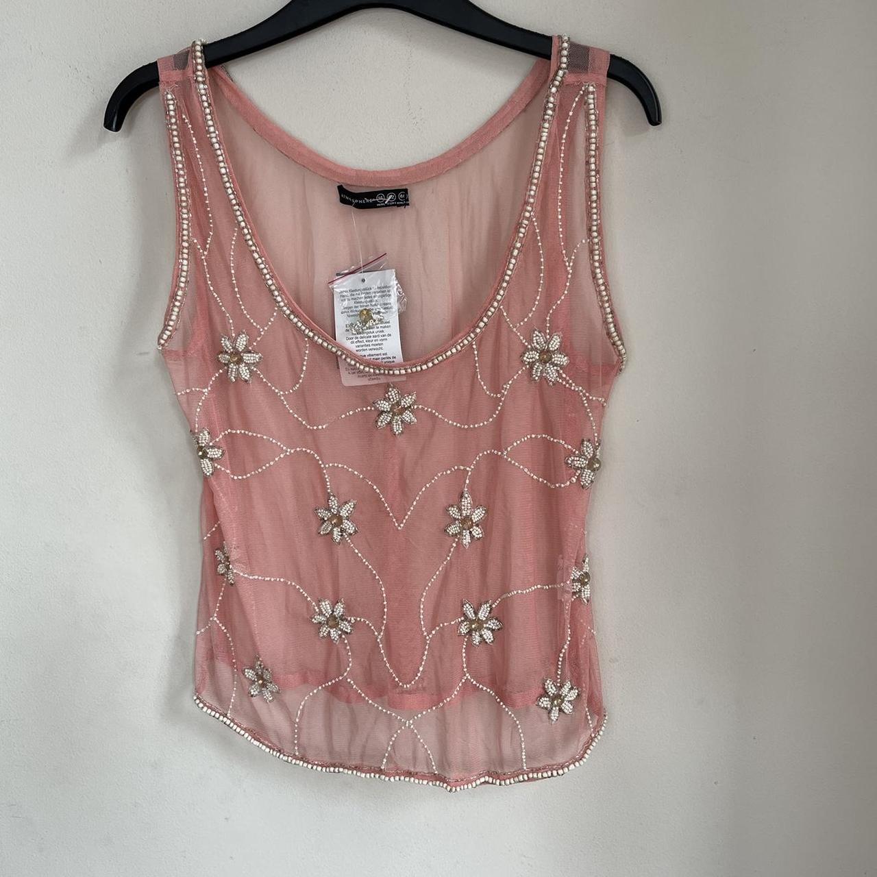 Primark Women's Pink Vest | Depop