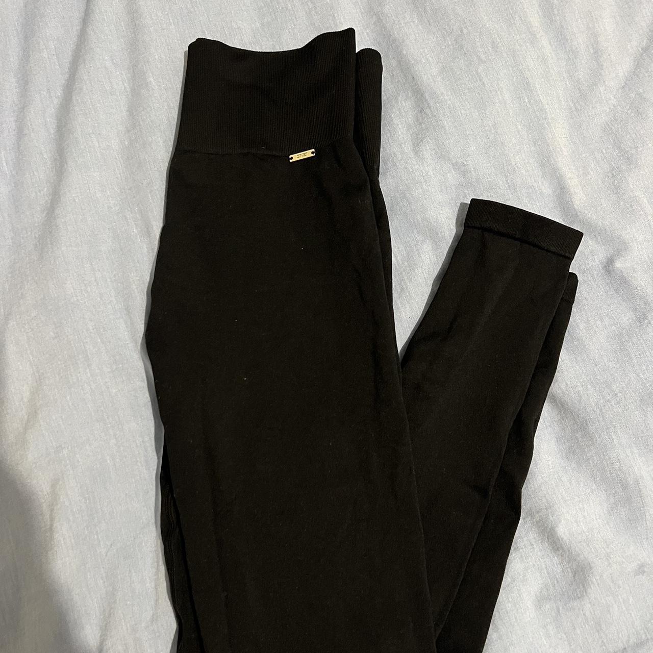Elite Eleven black full length leggings with thick... - Depop