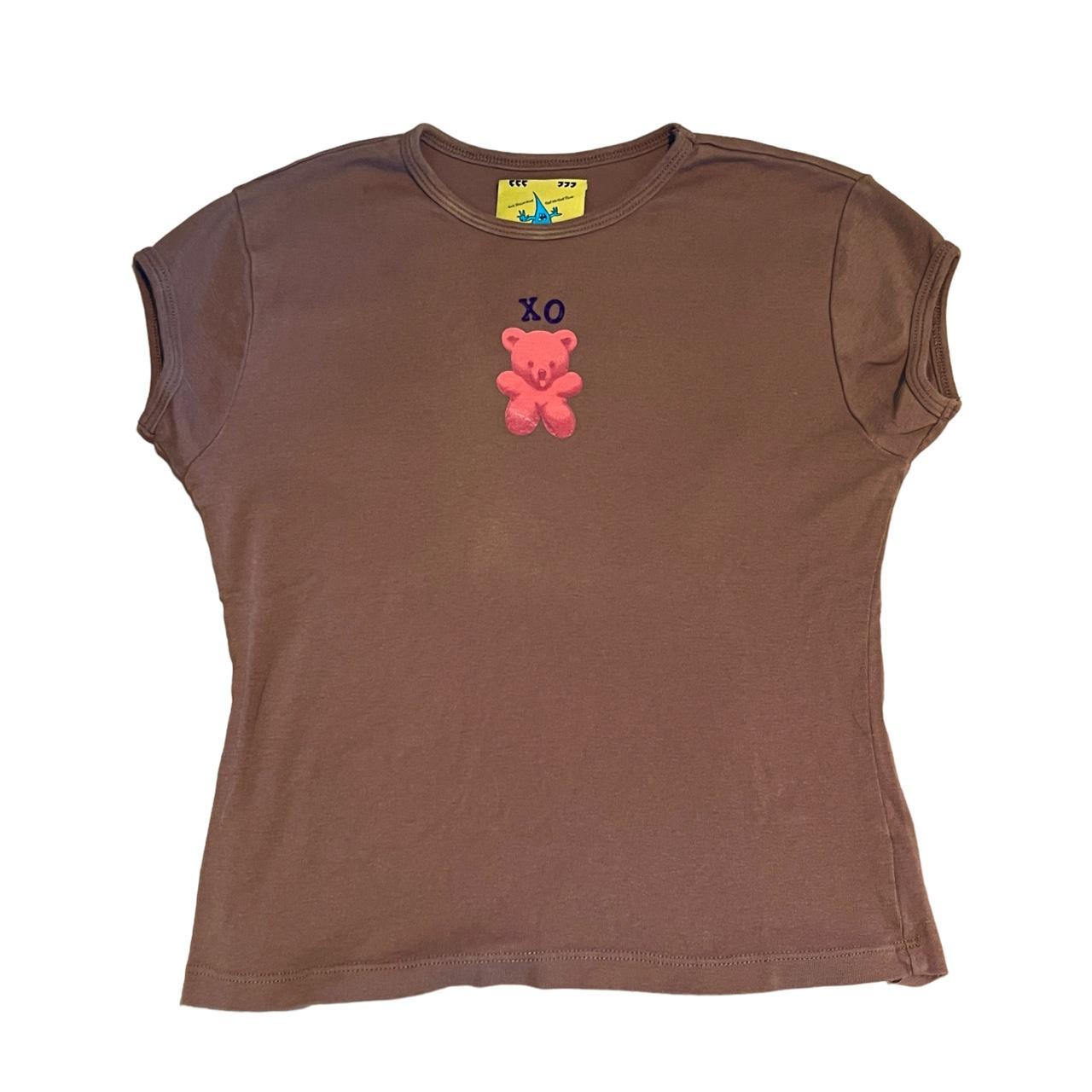 UNIF “XO Bear Tee” in Brown 🧸 Lightly worn, there... - Depop
