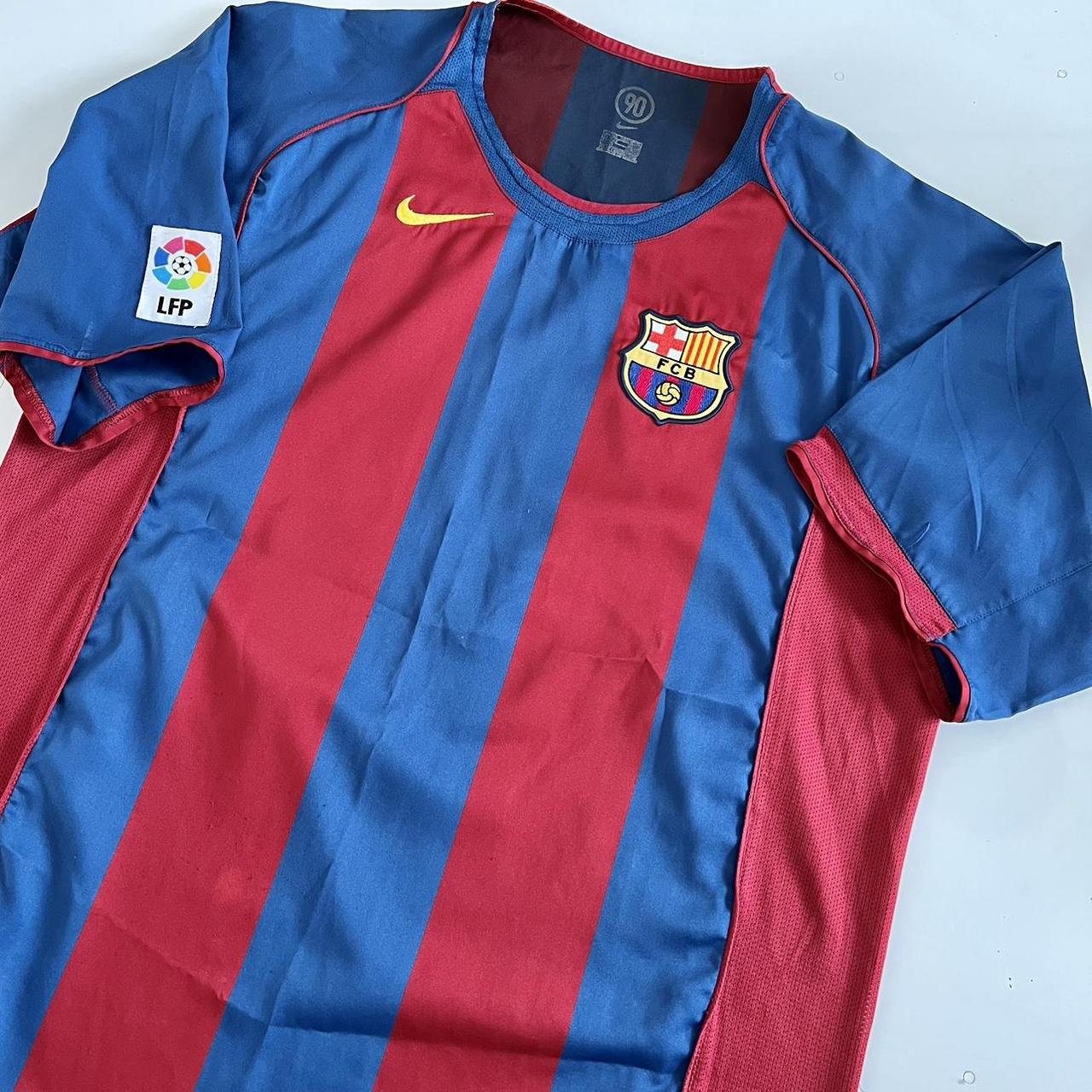 2004/05 Nike Barcelona Home Shirt - Sized Men’s... - Depop