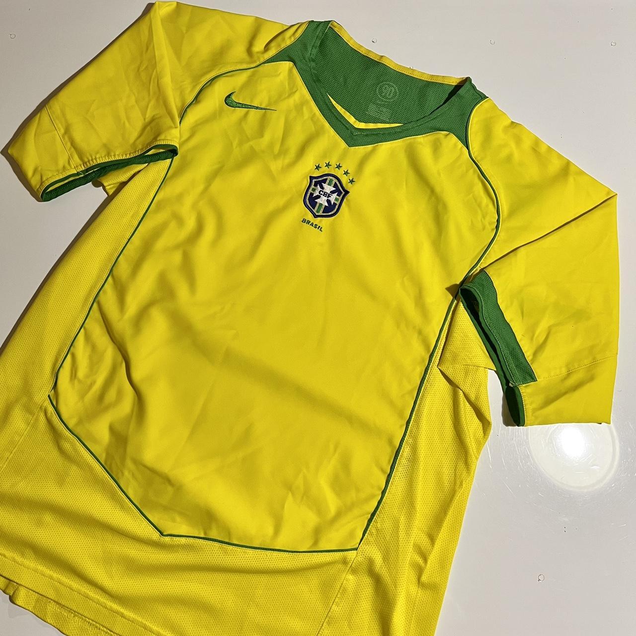 2004 Nike Brazil Home Shirt - Rare original shirt... - Depop