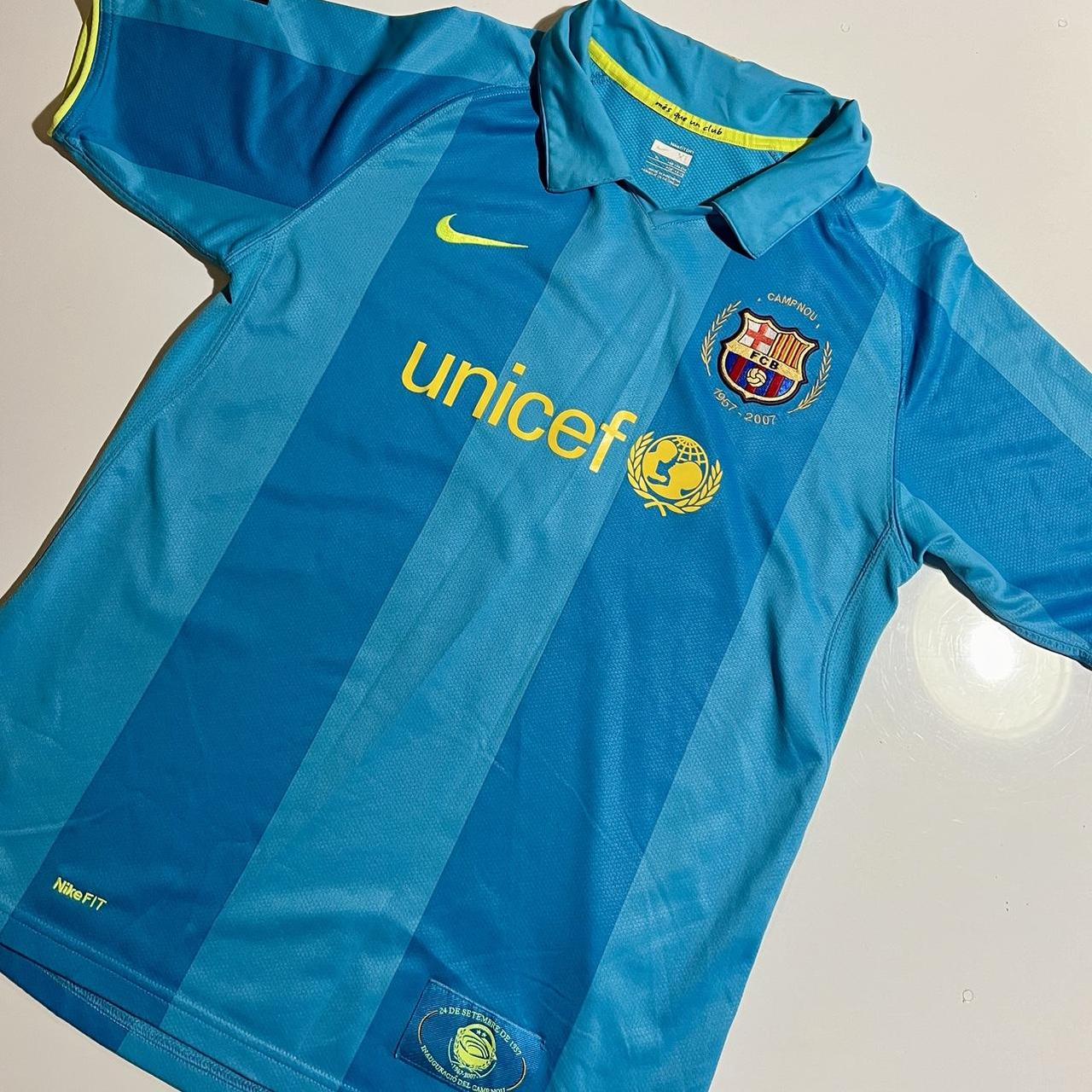 2007/08 Nike Barcelona Away Shirt - Sized Extra... - Depop