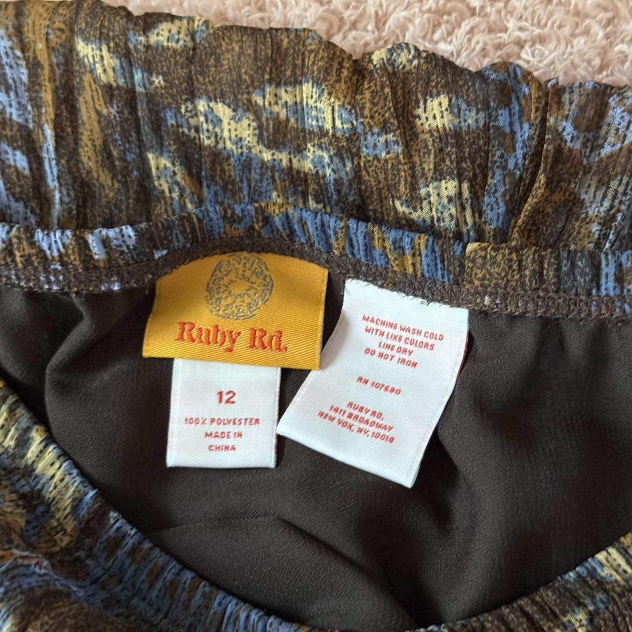 Ruby Rd. Women's Skirt - Multi/Brown - 12 – Ruby … - image 2