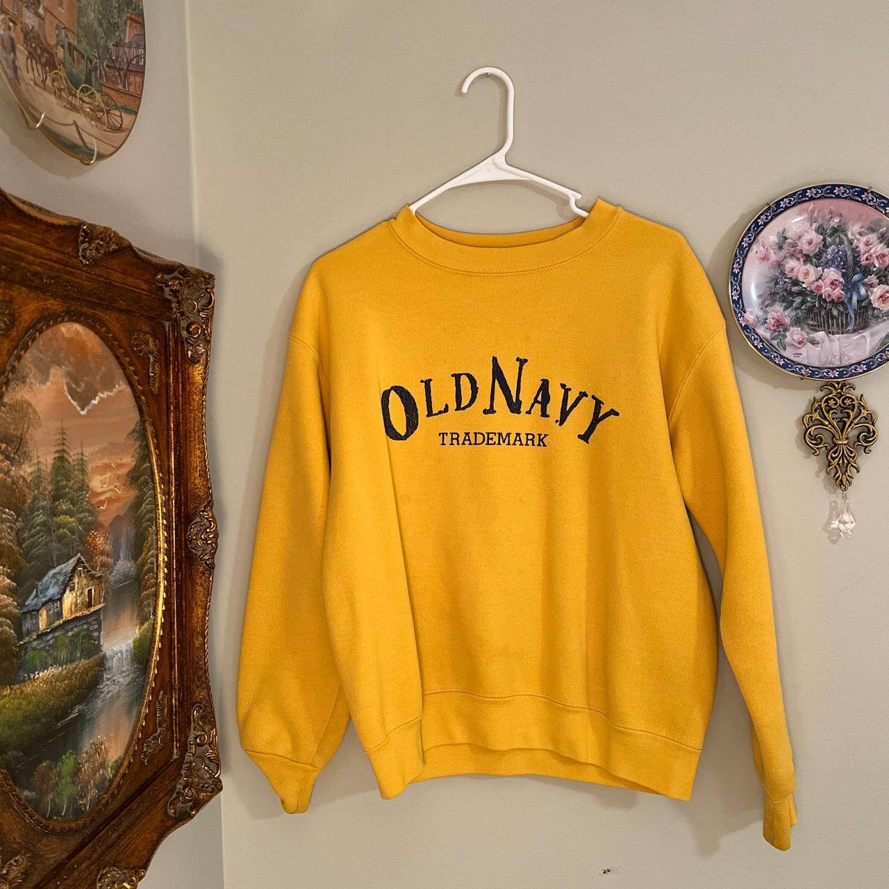 Old navy hot sale yellow sweatshirt