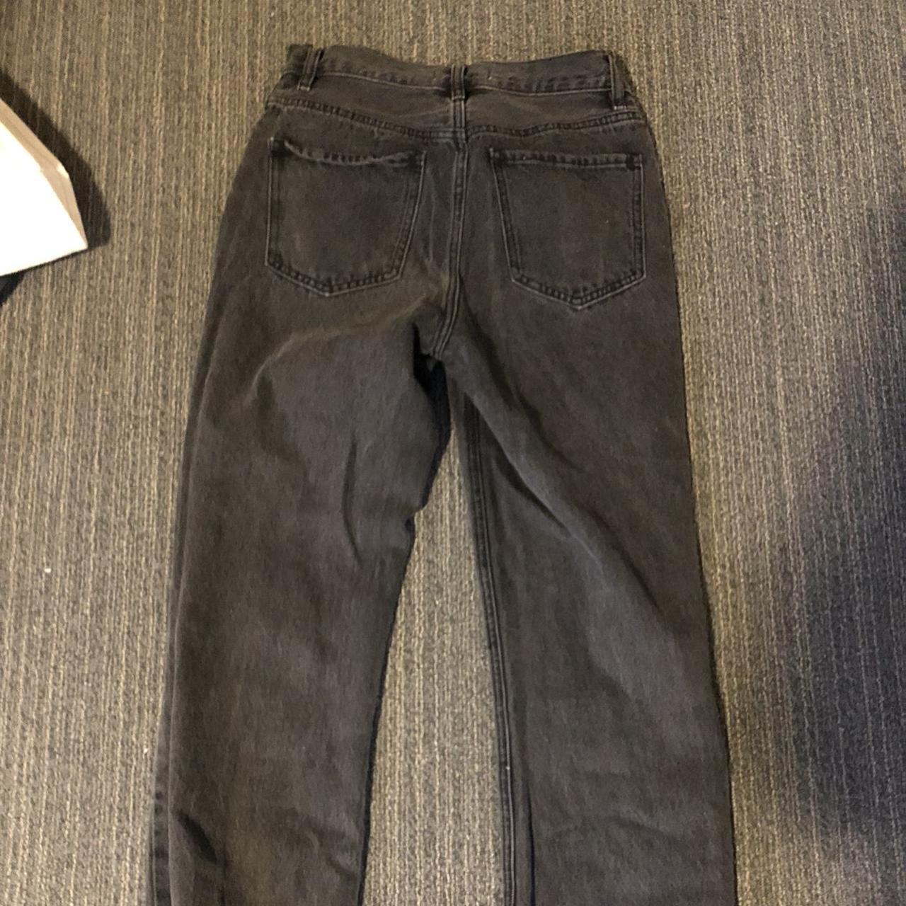 Pacsun high waisted straight leg black jeans! -... - Depop