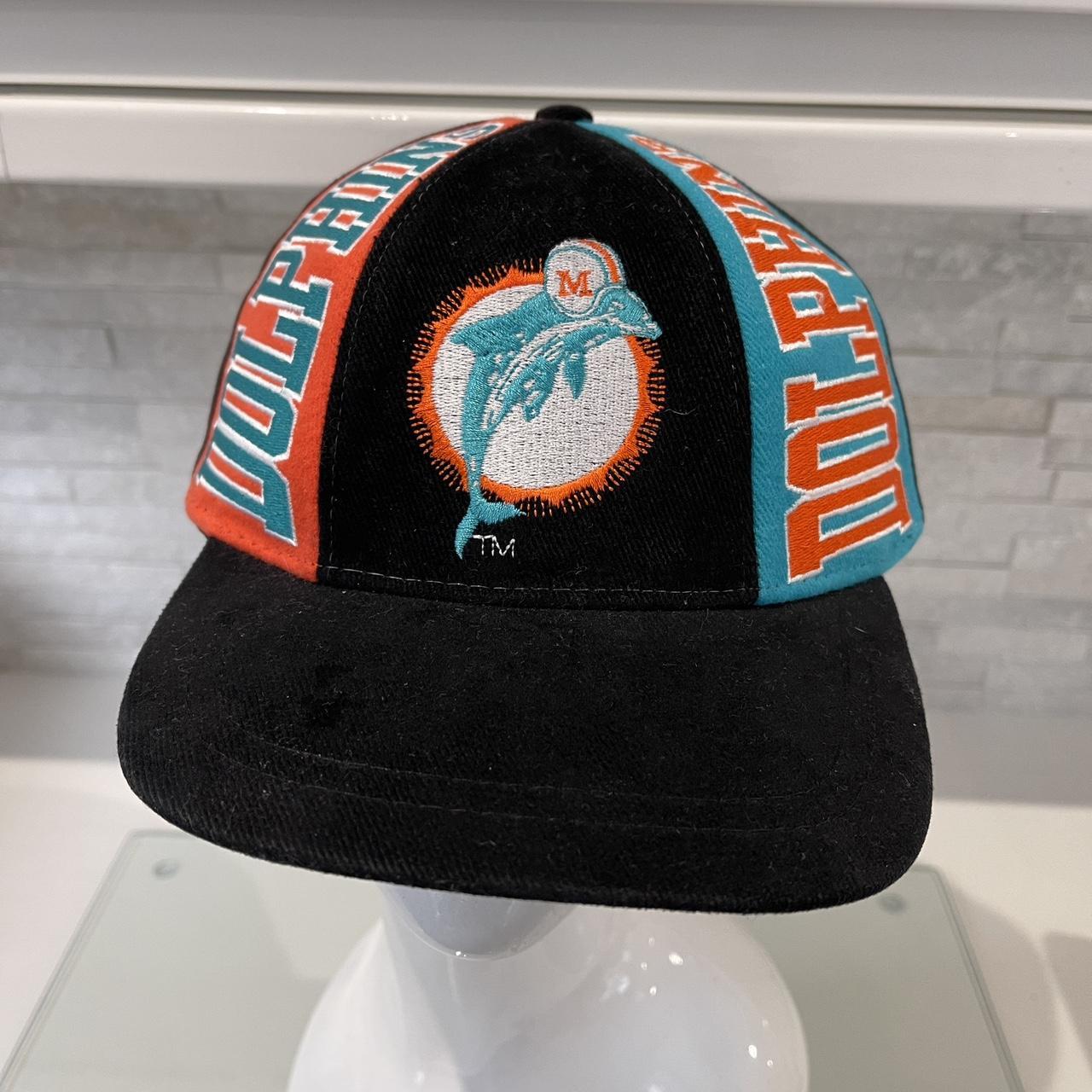 NFL Retro Amcap Miami Dolphins 90s Trucker Hat - Depop